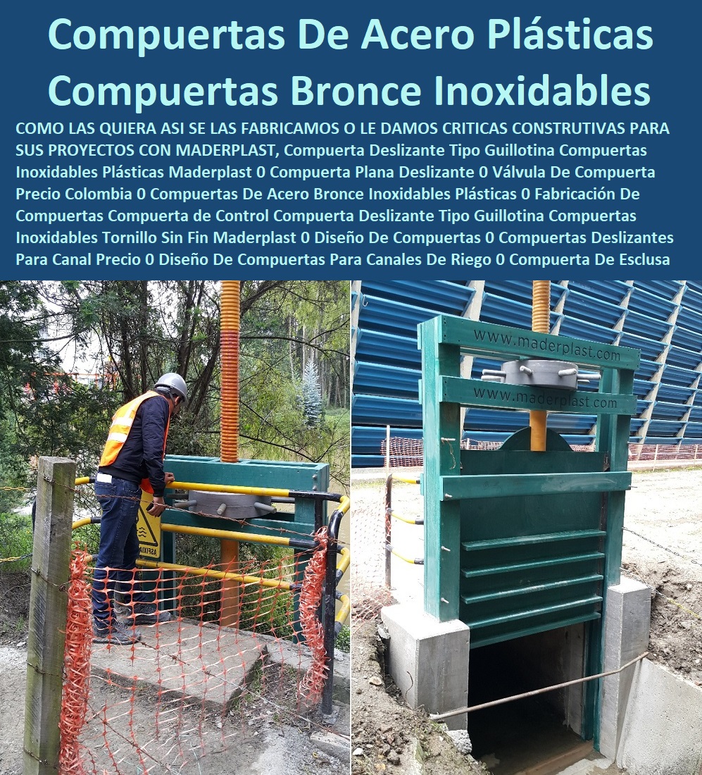 Compuertas Automatizadas Tipos de Compuerta Manual Automática Maderplast 0 Diseño Y Construcción De Compuertas Y Desazolve De Canales 0 Compuertas Automatizadas Para Canales De Riego 0 Cierre Válvula De Cuchilla Compuertas Manual Automática Compuertas Automatizadas Tipos de Compuerta Manual Automática Maderplast 0 Diseño Y Construcción De Compuertas Y Desazolve De Canales 0 Compuertas Automatizadas Para Canales De Riego 0 Cierre Válvula De Cuchilla Compuertas Manual Automática Compuertas Automatizadas Tipos de Compuerta Manual Automática Maderplast 0 Diseño Y Construcción De Compuertas Y Desazolve De Canales 0 Compuertas Automatizadas Para Canales De Riego 0 Cierre Válvula De Cuchilla Compuertas Manual Automática