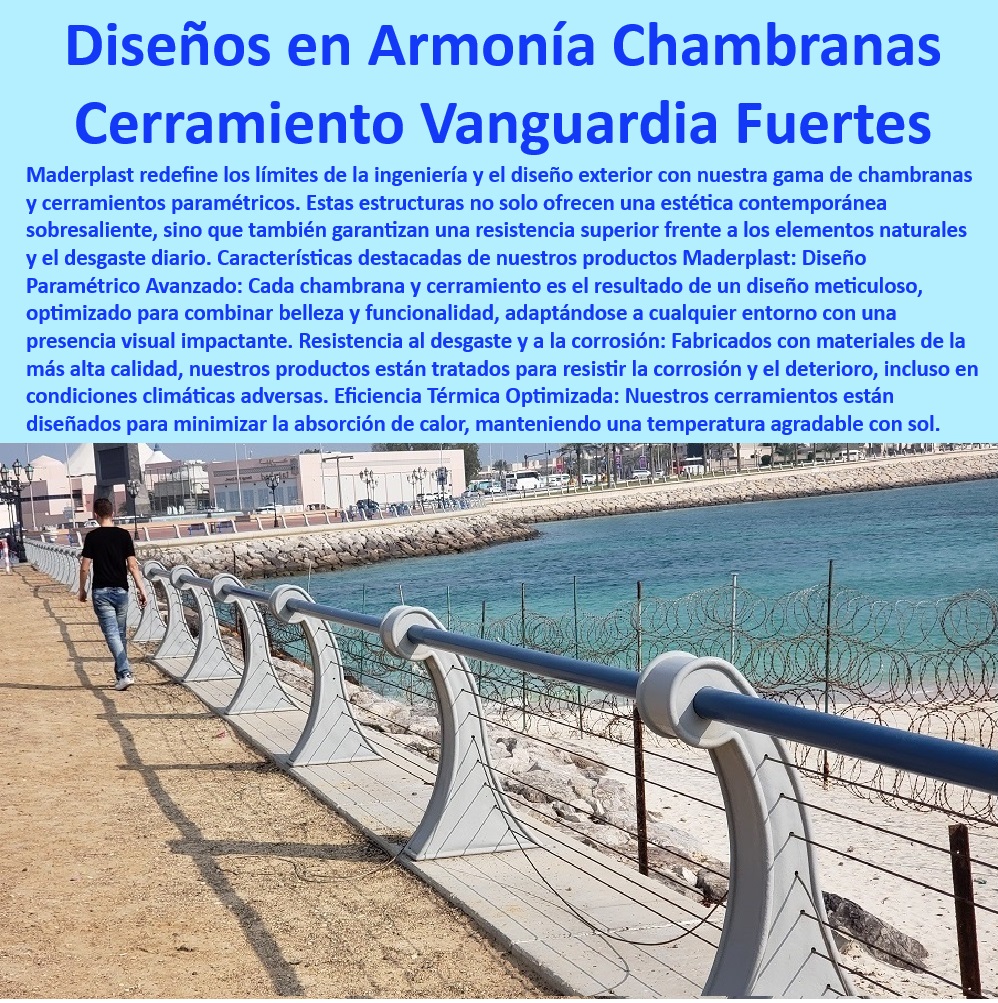 Chambranas innovadoras exteriores rejas cerramientos modulares Maderplast 0 Estética contemporánea 0 Diseño paramétrico 0 Chambranas y cerramientos con estética contemporánea 0 Diseño de chambranas que realzan el entorno 0 Chambranas para exteriores de alta durabilidad 0 Diseño de chambranas para proyectos urbanos 0 Chambranas con resistencia a condiciones climáticas adversas 0 Chambranas de alta calidad para exteriores 0 Cerramientos con materiales ecológicos 0 Chambranas para paisajismo y urbanismo 0 Cerramientos decorativos para espacios públicos 0 Cerramientos con tecnología avanzada 0 Cerramientos sostenibles y duraderos 0 Cerramientos que minimizan la absorción de calor 0 Chambranas con alta resistencia climática 0 Chambranas para proyectos de ingeniería y arquitectura 0 Chambranas para proyectos de alta exigencia 0 Cerramientos para optimización de espacios verdes 0 Chambranas con diseño estructural avanzado 0 Cerramientos estéticos y funcionales para exteriores 0 Cerramientos resistentes al desgaste y corrosión 0 Chambranas de diseño paramétrico avanzado 0 Chambranas con baja necesidad de mantenimiento 0 Cerramientos paramétricos modulares 0 Cerramientos innovadores para paisajismo 0 Cerramientos con eficiencia térmica optimizada 0 Cerramientos con integración modular Chambranas resistentes al desgaste 0 Cerramientos diseñados para optimizar eficiencia térmica 0 Verja alta resistencia 0 Chambranas innovadoras exteriores rejas cerramientos modulares Maderplast 0 Estética contemporánea 0 Diseño paramétrico 0 Chambranas resistentes al desgaste 0 Cerramientos diseñados para optimizar eficiencia térmica 0 Verja alta resistencia