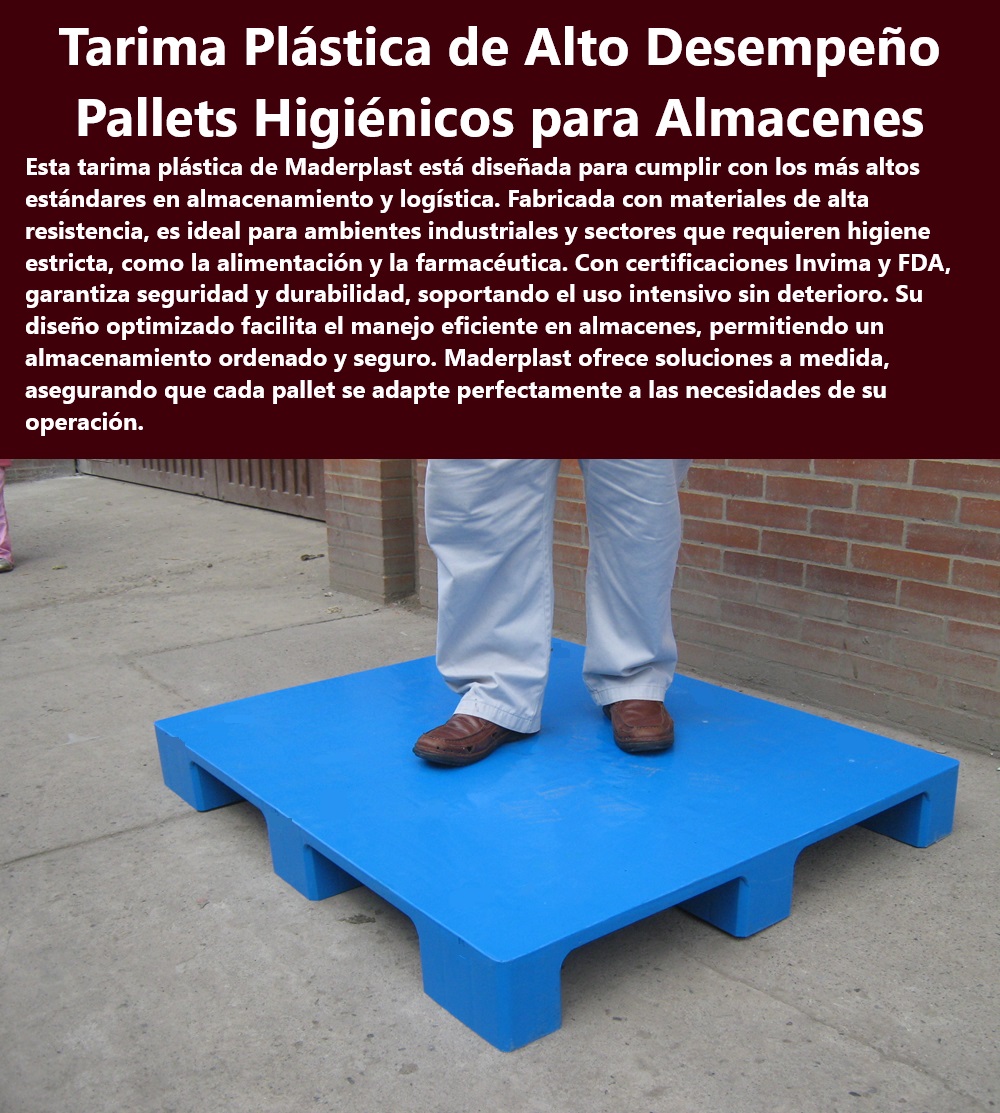 Catálogo Estibas Pallets Plásticos Brochure Tarimas higiénicas Invima Fda Maderplast Pallets especializados para industrias reguladas - Estibas robustas para uso exterior - Estibas diseñadas para eficiencia logística - "Necesito tarimas resistentes para industria farmacéutica." - Manejo eficiente en almacenes con pallets - Tarimas plásticas para farmacéuticas y alimentos - "¿Quién vende estibas homologadas para exportación?" - Soluciones de almacenamiento higiénico con estibas - Pallets reciclables y ecológicos - Tarimas para optimización de espacio de almacen - Pallets para almacenamiento seguro y eficiente - Pallets higiénicos para la industria alimentaria - Estibas para logística inversa eficiente - Estibas plásticas resistentes para industrias - Soluciones de almacenamiento con pallets modulares - Estibas certificadas para exportaciones - Pallets industriales de alto rendimiento - Estibas plásticas de fácil limpieza - "Busco pallets plásticos que soporten climas extremos." - Soluciones de logística con tarimas duraderas - Tarimas plásticas resistentes a la deformación - Pallets de plástico para transporte seguro - Estibas plásticas para cargas pesadas - Pallets de plástico con alta capacidad de carga - "¿Dónde encuentro pallets higiénicos certificados?" - Tarimas higiénicas certificadas Invima y FDA - Estibas homologadas para uso intensivo - "¿Cuáles son las mejores estibas para almacenes grandes?" - Pallets resistentes a químicos y humedad - Estibas para manejo seguro de productos - Tarimas para logística - Pallets para almacenes industriales - Pallets higiénicos - Estibas homologadas - Pallets plásticos manejo eficiente en almacenes 0 Catálogo Estibas Pallets Plásticos Brochure Tarimas higiénicas Invima Fda Maderplast - Tarimas para logística - Pallets para almacenes industriales - Pallets higiénicos - Estibas homologadas - Pallets plásticos manejo eficiente en almacenes 0 Catálogo Estibas Pallets Plásticos Brochure Tarimas higiénicas Invima Fda Maderplast Tarimas para logística Pallets para almacenes industriales Pallets higiénicos Estibas homologadas Pallets plásticos manejo eficiente en almacenes 0 Pallets especializados para industrias reguladas - Estibas robustas para uso exterior - Estibas diseñadas para eficiencia logística - "Necesito tarimas resistentes para industria farmacéutica." - Manejo eficiente en almacenes con pallets - Tarimas plásticas para farmacéuticas y alimentos - "¿Quién vende estibas homologadas para exportación?" - Soluciones de almacenamiento higiénico con estibas - Pallets reciclables y ecológicos - Tarimas para optimización de espacio de almacen - Pallets para almacenamiento seguro y eficiente - Pallets higiénicos para la industria alimentaria - Estibas para logística inversa eficiente - Estibas plásticas resistentes para industrias - Soluciones de almacenamiento con pallets modulares - Estibas certificadas para exportaciones - Pallets industriales de alto rendimiento - Estibas plásticas de fácil limpieza - "Busco pallets plásticos que soporten climas extremos." - Soluciones de logística con tarimas duraderas - Tarimas plásticas resistentes a la deformación - Pallets de plástico para transporte seguro - Estibas plásticas para cargas pesadas - Pallets de plástico con alta capacidad de carga - "¿Dónde encuentro pallets higiénicos certificados?" - Tarimas higiénicas certificadas Invima y FDA - Estibas homologadas para uso intensivo - "¿Cuáles son las mejores estibas para almacenes grandes?" - Pallets resistentes a químicos y humedad - Estibas para manejo seguro de productos Catálogo Estibas Pallets Plásticos Brochure Tarimas higiénicas Invima Fda Maderplast - Tarimas para logística - Pallets para almacenes industriales - Pallets higiénicos - Estibas homologadas - Pallets plásticos manejo eficiente en almacenes 0