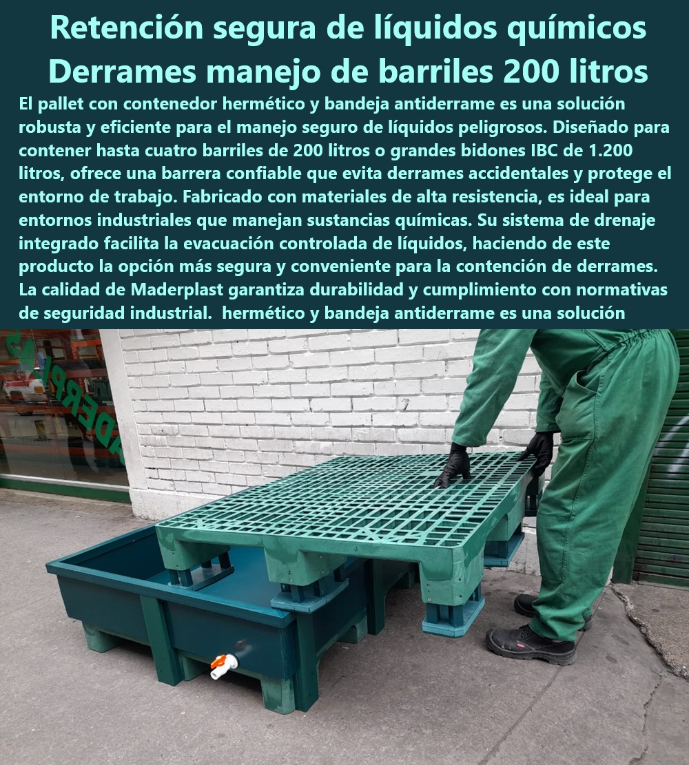 Contenedor Con Bandeja Impermeable Diques De Contención Derrames Maderplast contenedores herméticos para la industria química - ¿Cómo puedo prevenir derrames de químicos en mi almacén? - plataforma antiderrame para grandes bidones IBC - pallets antiderrame para bodegas y operaciones logísticas - manejo seguro de materiales peligrosos - cumplimiento de normativas de seguridad industrial - almacenamiento seguro de líquidos inflamables - contenedores para barriles de 200 litros - manejo seguro de barriles y bidones IBC - almacenamiento industrial de químicos corrosivos - sistema de drenaje integrado en pallets - ¿Existe alguna solución para evitar la contaminación del suelo por derrames accidentales? - plataforma de contención para bidones de 200 litros - pallets con sistema de drenaje integrado - ¿Cómo puedo cumplir con las normativas de seguridad industrial en el manejo de químicos? - evitar sanciones por derrames químicos - contenedores industriales con bandeja retenedora - soluciones de almacenamiento eficientes para líquidos - pallet con bandeja antiderrame para líquidos peligrosos - prevención de fugas de líquidos peligrosos - prevención de riesgos laborales en la industria - soluciones de contención para derrames industriales - manejo eficiente de sustancias químicas - ¿Qué tipo de pallet es ideal para el manejo de barriles de 200 litros? - pallets de alta resistencia para sustancias químicas - contenedores herméticos para productos químicos - protección del medio ambiente con pallets antiderrame - contenedor hermético antiderrame para barriles - ¿Qué tipo de contenedor necesito para almacenar líquidos inflamables de forma segura? - soluciones de contención industrial Maderplast - Pallets con contenedor hermético antiderrame - Plataforma con bandeja de retención hermética - Pallets con contenedor de seguridad derrames - Contenedores plásticos Contenedor Con Bandeja Impermeable Diques De Contención Derrames Maderplast - Pallets con contenedor hermético antiderrame - Plataforma con bandeja de retención hermética - Pallets con contenedor de seguridad derrames - Contenedores plásticos Contenedor Con Bandeja Impermeable Diques De Contención Derrames Maderplast Pallets con contenedor hermético antiderrame Plataforma con bandeja de retención hermética Pallets con contenedor de seguridad derrames Contenedores plásticos contenedores herméticos para la industria química - ¿Cómo puedo prevenir derrames de químicos en mi almacén? - plataforma antiderrame para grandes bidones IBC - pallets antiderrame para bodegas y operaciones logísticas - manejo seguro de materiales peligrosos - cumplimiento de normativas de seguridad industrial - almacenamiento seguro de líquidos inflamables - contenedores para barriles de 200 litros - manejo seguro de barriles y bidones IBC - almacenamiento industrial de químicos corrosivos - sistema de drenaje integrado en pallets - ¿Existe alguna solución para evitar la contaminación del suelo por derrames accidentales? - plataforma de contención para bidones de 200 litros - pallets con sistema de drenaje integrado - ¿Cómo puedo cumplir con las normativas de seguridad industrial en el manejo de químicos? - evitar sanciones por derrames químicos - contenedores industriales con bandeja retenedora - soluciones de almacenamiento eficientes para líquidos - pallet con bandeja antiderrame para líquidos peligrosos - prevención de fugas de líquidos peligrosos - prevención de riesgos laborales en la industria - soluciones de contención para derrames industriales - manejo eficiente de sustancias químicas - ¿Qué tipo de pallet es ideal para el manejo de barriles de 200 litros? - pallets de alta resistencia para sustancias químicas - contenedores herméticos para productos químicos - protección del medio ambiente con pallets antiderrame - contenedor hermético antiderrame para barriles - ¿Qué tipo de contenedor necesito para almacenar líquidos inflamables de forma segura? - soluciones de contención industrial Maderplast Contenedor Con Bandeja Impermeable Diques De Contención Derrames Maderplast - Pallets con contenedor hermético antiderrame - Plataforma con bandeja de retención hermética - Pallets con contenedor de seguridad derrames - Contenedores plásticos