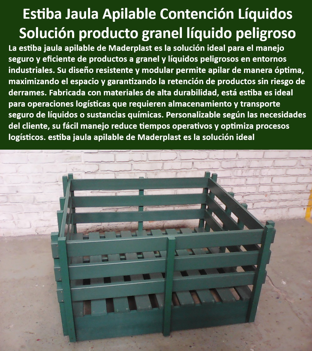Contenedor Jaula Apilable Estiba Contenedor Remontable Antiderrame Maderplast ¿Cómo pueden las estibas jaula apilables optimizar el espacio en mi almacén? - Estibas jaula apilables para líquidos peligrosos - ¿Qué opciones ofrece Maderplast para el manejo seguro de líquidos peligrosos? - Manejo eficiente de sustancias peligrosas con estibas - Soluciones de contención de derrames certificadas - Estibas para contención de productos a granel - Jaulas de contención para líquidos peligrosos - Contenedores antiderrame modulares para industrias - Estibas con contención hermética para líquidos - Soluciones Maderplast para almacenamiento seguro - Estibas personalizadas para necesidades específicas de almacenamiento - Contenedores modulares antiderrame - ¿Cuál es la mejor solución para almacenar líquidos corrosivos de forma segura? - Jaulas apilables para optimización de espacio - Estibas de seguridad para productos químicos - ¿Dónde puedo encontrar estibas de contención para químicos peligrosos? - Estibas de Maderplast para proyectos logísticos - Soluciones de almacenamiento de líquidos corrosivos - Estibas robustas y apilables para líquidos - Estibas personalizables para líquidos corrosivos - Estibas de contención para sustancias químicas - ¿Qué características tienen las estibas de Maderplast que garantizan la contención de derrames? - Contenedores para almacenamiento y transporte de líquidos - Estibas jaula resistentes a productos corrosivos - Jaulas de Maderplast para almacenamiento eficiente - Almacenamiento seguro de líquidos en entornos industriales - Sistemas de retención de líquidos industriales - Contenedores de líquidos para almacenamientos industriales - Jaulas apilables de alta resistencia para líquidos - Contenedores seguros para manejo de químicos - Pallets seguros para líquidos - Contenedor de líquidos peligrosos - Contenedores - Bandeja para sustancias químicas - Bandeja antiderrame certificada homologada 0 Contenedor Jaula Apilable Estiba Contenedor Remontable Antiderrame Maderplast - Pallets seguros para líquidos - Contenedor de líquidos peligrosos - Contenedores - Bandeja para sustancias químicas - Bandeja antiderrame certificada homologada 0 Contenedor Jaula Apilable Estiba Contenedor Remontable Antiderrame Maderplast Pallets seguros para líquidos Contenedor de líquidos peligrosos Contenedores Bandeja para sustancias químicas Bandeja antiderrame certificada homologada 0 ¿Cómo pueden las estibas jaula apilables optimizar el espacio en mi almacén? - Estibas jaula apilables para líquidos peligrosos - ¿Qué opciones ofrece Maderplast para el manejo seguro de líquidos peligrosos? - Manejo eficiente de sustancias peligrosas con estibas - Soluciones de contención de derrames certificadas - Estibas para contención de productos a granel - Jaulas de contención para líquidos peligrosos - Contenedores antiderrame modulares para industrias - Estibas con contención hermética para líquidos - Soluciones Maderplast para almacenamiento seguro - Estibas personalizadas para necesidades específicas de almacenamiento - Contenedores modulares antiderrame - ¿Cuál es la mejor solución para almacenar líquidos corrosivos de forma segura? - Jaulas apilables para optimización de espacio - Estibas de seguridad para productos químicos - ¿Dónde puedo encontrar estibas de contención para químicos peligrosos? - Estibas de Maderplast para proyectos logísticos - Soluciones de almacenamiento de líquidos corrosivos - Estibas robustas y apilables para líquidos - Estibas personalizables para líquidos corrosivos - Estibas de contención para sustancias químicas - ¿Qué características tienen las estibas de Maderplast que garantizan la contención de derrames? - Contenedores para almacenamiento y transporte de líquidos - Estibas jaula resistentes a productos corrosivos - Jaulas de Maderplast para almacenamiento eficiente - Almacenamiento seguro de líquidos en entornos industriales - Sistemas de retención de líquidos industriales - Contenedores de líquidos para almacenamientos industriales - Jaulas apilables de alta resistencia para líquidos - Contenedores seguros para manejo de químicos Contenedor Jaula Apilable Estiba Contenedor Remontable Antiderrame Maderplast - Pallets seguros para líquidos - Contenedor de líquidos peligrosos - Contenedores - Bandeja para sustancias químicas - Bandeja antiderrame certificada homologada 0
