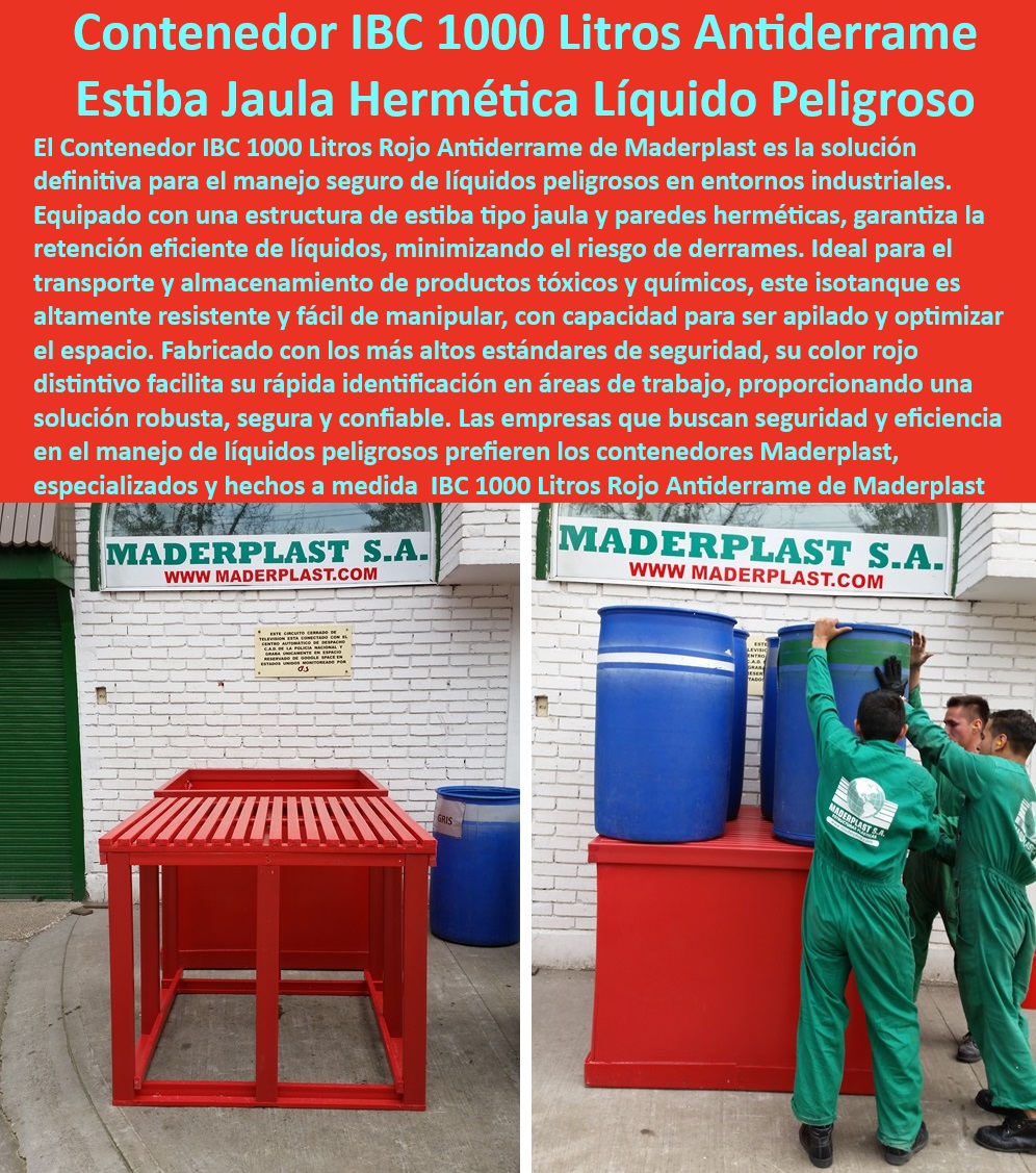 Contenedor Rojo Hermético Retención Líquidos Peligrosos Antiderrame Maderplast Contenedor ecológico para líquidos tóxicos. - ¿Cómo puedo asegurar el almacenamiento seguro de líquidos peligrosos? - Manejo y almacenamiento seguro de productos químicos - Soluciones Maderplast para manejo de residuos peligrosos - Estibas Maderplast para almacenamiento seguro - Estibas de seguridad para transportar líquidos - Contenedores certificados para químicos peligrosos - Contenedor de líquidos con normas internacionales. - Estiba con contención de derrames industriales - Estiba hermética para líquidos peligrosos - Contenedor Maderplast 1000 litros para líquidos - Soluciones de almacenamiento de sustancias nocivas - ¿Cuáles son las normas de seguridad para contenedores de líquidos tóxicos? - Estibas para sustancias peligrosas de alto volumen - Estiba antiderrame personalizada para industria - ¿Qué contenedor es recomendado para almacenar 1000 litros de productos químicos? - Estibas con contenedor antiderrame robusto - Contenedor rojo para fácil identificación - Jaula antiderrame para líquidos corrosivos - ¿Qué características tiene el contenedor IBC de Maderplast? - Soluciones de almacenamiento de seguros químicos - ¿Dónde encontrar estibas herméticas para la industria química? - Contenedores Maderplast para líquidos industriales - Contenedor IBC 1000 litros antiderrame - Contenedor rojo resistente a derrames - Jaulas de retención de 1000 litros - Contenedor hermético para líquidos inflamables. - Contenedor IBC para optimización de espacio - Estiba con alta resistencia para químicos - Manejo seguro de líquidos tóxicos - Contenedor hermético de seguridad - Estibas con contenedor seguro para líquidos tóxicos - Estibas para inspección de seguridad - Contenedor con bandeja ecológica Contenedor Rojo Hermético Retención Líquidos Peligrosos Antiderrame Maderplast - Contenedor hermético de seguridad - Estibas con contenedor seguro para líquidos tóxicos - Estibas para inspección de seguridad - Contenedor con bandeja ecológica Contenedor Rojo Hermético Retención Líquidos Peligrosos Antiderrame Maderplast Contenedor hermético de seguridad Estibas con contenedor seguro para líquidos tóxicos Estibas para inspección de seguridad Contenedor con bandeja ecológica Contenedor ecológico para líquidos tóxicos. - ¿Cómo puedo asegurar el almacenamiento seguro de líquidos peligrosos? - Manejo y almacenamiento seguro de productos químicos - Soluciones Maderplast para manejo de residuos peligrosos - Estibas Maderplast para almacenamiento seguro - Estibas de seguridad para transportar líquidos - Contenedores certificados para químicos peligrosos - Contenedor de líquidos con normas internacionales. - Estiba con contención de derrames industriales - Estiba hermética para líquidos peligrosos - Contenedor Maderplast 1000 litros para líquidos - Soluciones de almacenamiento de sustancias nocivas - ¿Cuáles son las normas de seguridad para contenedores de líquidos tóxicos? - Estibas para sustancias peligrosas de alto volumen - Estiba antiderrame personalizada para industria - ¿Qué contenedor es recomendado para almacenar 1000 litros de productos químicos? - Estibas con contenedor antiderrame robusto - Contenedor rojo para fácil identificación - Jaula antiderrame para líquidos corrosivos - ¿Qué características tiene el contenedor IBC de Maderplast? - Soluciones de almacenamiento de seguros químicos - ¿Dónde encontrar estibas herméticas para la industria química? - Contenedores Maderplast para líquidos industriales - Contenedor IBC 1000 litros antiderrame - Contenedor rojo resistente a derrames - Jaulas de retención de 1000 litros - Contenedor hermético para líquidos inflamables. - Contenedor IBC para optimización de espacio - Estiba con alta resistencia para químicos - Manejo seguro de líquidos tóxicos Contenedor Rojo Hermético Retención Líquidos Peligrosos Antiderrame Maderplast - Contenedor hermético de seguridad - Estibas con contenedor seguro para líquidos tóxicos - Estibas para inspección de seguridad - Contenedor con bandeja ecológica