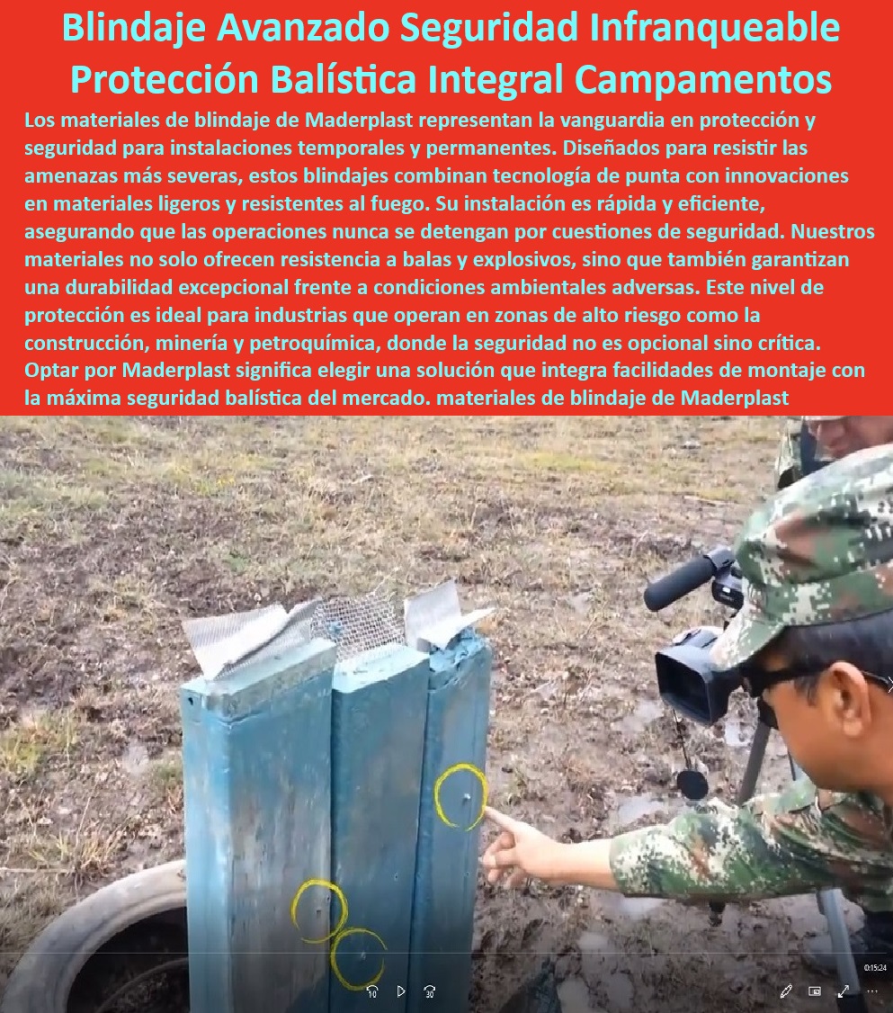 Materiales Blindaje De Campamentos Alta Resistencia A Prueba De Fuego Maderplast 0 Guía de instalación de blindajes en campamentos 00 Materiales Blindaje De Campamentos Alta Resistencia A Prueba De Fuego Maderplast 0 Guía de instalación de blindajes en campamentos - 00 Soluciones de blindaje avanzadas para operaciones militares - Sistemas de blindaje resistentes al fuego para campamentos - Tecnologías de protección avanzada para el sector defensa - Barreras anti balas ligeras y duraderas para uso exterior - Montaje de barreras antibalas en campamentos militares - Sistemas antiexplosivos para alojamientos temporales - Blindajes de alto rendimiento para ambientes adversos - Protección militar robusta y confiable con Maderplast - Blindaje táctico para garantizar la continuidad de operaciones - Equipamiento balístico adaptable para diferentes entornos - Equipos de blindaje para protección contra ataques balísticos - Innovaciones en blindaje contra impactos y explosivos - Instalación eficiente de protecciones balísticas en campamentos - Protección integral para infraestructuras en zonas de riesgo - Materiales de blindaje innovadores para el sector militar - Barreras de seguridad para operaciones de emergencia - ¿Cómo instalar rápidamente blindajes Maderplast en un campamento de obra en una zona de alto riesgo? - Materiales de blindaje con garantía de durabilidad - Instalación rápida de sistemas de blindaje para campamentos - Busco sistemas de blindaje ligeros y resistentes al fuego para una misión de emergencia, ¿qué recomienda Maderplast? - Blindajes Maderplast para seguridad en instalaciones críticas - Componentes balísticos para estructuras temporales - Sistemas de seguridad balística para campos operativos - ¿Cuáles son las opciones de Maderplast para barreras antibalas en condiciones extremas? - Necesito una solución rápida y eficaz para blindar un área de operaciones militares, ¿qué ofrece Maderplast? - Materiales de alta resistencia para protección en zonas de conflicto - Soluciones balísticas para campamentos autónomos y móviles - ¿Cómo puedo asegurar la protección balística en un campamento temporal con productos de Maderplast? - Protección balística modular para bases temporales - Soluciones de seguridad integral con alta resistencia balística
