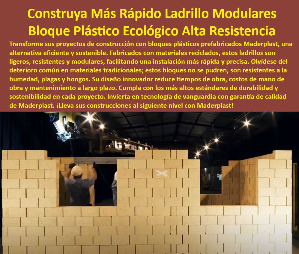 Ladrillos ecológicos Bloques plásticos Mampostería pared prefabricados Maderplast Materiales sostenibles para paredes prefabricadas Ladrillos de alta resistencia y bajo mantenimiento Ladrillos de plástico reciclado para pared Ligeros y fáciles de transportar, optimizando tiempos y costos de obra, - ladrillos para construcción ecológica, - materiales-plásticos-prefabricados, - sistemas constructivos sostenibles, - muros prefabricados ecológicos, - ¿Qué tan duraderos son los bloques plásticos modulares?, - Sistemas de mampostería con bloques reciclados de plástico, - ¿Qué beneficios ofrecen los ladrillos de plástico prefabricados?, - Búsquedas por Voz: - Construcción rápida y sin complicaciones, - estructuras plasticas modulares, - mampostería innovadora de plástico, - ¿Dónde comprar ladrillos de plástico reciclado para construcción?, - Ladrillos ligeros y duraderos, - Beneficios Clave: - Ladrillos prefabricados modulares de alta resistencia para edificaciones, - mampostería sostenible de plástico, - estructuras-prefabricadas-sostenibles, - bloques plásticos modulares, - ladrillos modulares de alta resistencia, - bloques de plástico para edificios, - paredes modulares resistentes, - materiales plásticos antisísmicos, - ladrillos resistentes al desgaste, - ladrillos-de-plástico-reciclado, - construcción con materiales reciclados, - bloques antisísmicos de plástico, - bloques antihumedad para muros, - ladrillos ecológicos prefabricados, - paredes modulares resistentes, - Fabricados con materiales reciclados, reduciendo el impacto ambiental, - Construcción industrial con ladrillos plásticos sostenibles, - Durabilidad sin necesidad de mantenimiento a largo plazo, - soluciones estructurales sostenibles, - ladrillos de plástico reciclado, - ladrillos-ecológicos-prefabricados, - paredes prefabricadas sin mantenimiento, - construcción industrial con bloques reciclados, - construccion rapida prefabricada, - bloques-antisísmicos-construcción, - construccion-rapida-prefabricada, - mampostería-sostenible-plástico, - soluciones-constructivas-sostenibles, - bloques plásticos modulares, - ladrillos plásticos antihumedad, - mampostería modular prefabricada, - ¿Cómo funcionan los ladrillos prefabricados ecológicos?, Respuesta estructurada de Maderplast - ¿Bloques de plástico para construcción industrial son resistentes?, - Bloques plásticos ecológicos para construcción rápida y sostenible, - soluciones de construcción rápida, - Alta resistencia a la humedad y plagas, - Búsqueda por Inteligencia Artificial: - Materiales de mampostería prefabricada con tecnología antisísmica Ladrillos ecológicos Bloques plásticos Mampostería pared prefabricados Maderplast - Materiales sostenibles para paredes prefabricadas - Ladrillos de alta resistencia y bajo mantenimiento - Ladrillos de plástico reciclado para pared