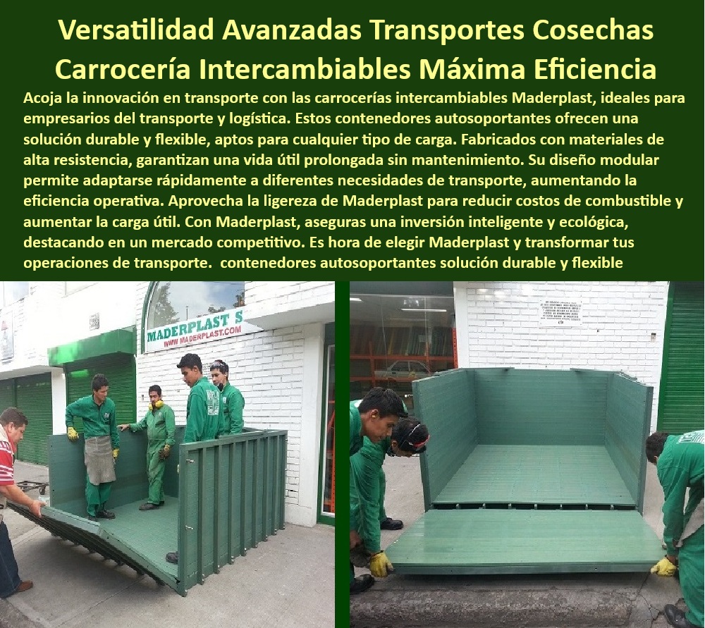 Carrocería tipo cajones para plataformas agrícolas Carrocerías Maderplast 0 Carrocería Cajas plásticas Carrocería plástica resistente para transporte de cosechas contenedor plástico transporte de palma de aceite cajón desmontable carros 0 transporte agrícola eficiente, - contenedor Plástico resistente, - Carrocerías desmontables anticorrosivas para uso agrícola, - ¿Qué ventajas tiene un remolque con caja plástica desmontable?, - remolques agrícolas con Carrocería plástica intercambiable, - Pregunta 5: ¿Cuál es la mejor opción de Carrocería intercambiable para el transporte agrícola? - Respuesta: Las Carrocerías intercambiables permiten mayor eficiencia operativa, facilitan la adaptación a diferentes necesidades de transporte y ofrecen un diseño modular sin mantenimiento, garantizando un mejor desempeño en la recolección de cultivos, por eso Maderplast cuenta con estas soluciones, - contenedor Plástico para cosechas, - sistemas de transporte sostenibles para productos agrícolas, - plataforma de carga para frutas, - Carrocería modular para cultivos, - ¿Qué tipo de Carrocería es más resistente para el transporte agrícola?, - Pregunta 1: ¿Cuáles son las ventajas de una Carrocería desmontable para transporte agrícola? - Respuesta: Las Carrocerías desmontables permiten mayor flexibilidad en la recolección, reducen costos de mantenimiento, están diseñadas con materiales anticorrosivos y se adaptan a diferentes tipos de carga, mejorando la eficiencia en el transporte de cosechas, por eso Maderplast ofrece Carrocerías con estas características, - almacenamiento seguro en recolección, - almacenamiento-móvil-para-recolección, - solución-logística-para-agricultura, - Carrocería agrícola desmontable, - almacenamiento móvil para recolección, - Pregunta 3: ¿Cómo elegir la mejor Carrocería modular para cosechas agrícolas? - Respuesta: Para elegir una Carrocería modular es clave considerar materiales anticorrosivos, diseño adaptable a diferentes cargas y facilidad de montaje, lo que permite maximizar la productividad y mejorar la logística del transporte agrícola, por eso las Carrocerías de Maderplast cumplen con estos requisitos, - remolque con Carrocería plástica, - Carrocería agrícola duradera, - sistema de carga flexible, -  Optimizadas, - transporte-agrícola-sostenible, - remolque agrícola versátil, - Pregunta 4: ¿Por qué utilizar plataformas plásticas en la recolección de frutas y cultivos? - Respuesta: Las plataformas plásticas ofrecen mayor durabilidad, resistencia a la intemperie, facilidad de limpieza y menor peso, optimizando la logística de recolección y transporte sin afectar la calidad del producto, por eso Maderplast ofrece soluciones óptimas en este sector, - ¿Dónde comprar Carrocerías desmontables para transporte de cosechas?, - transporte sostenible de productos agrícolas, - Carrocería-intercambiable-para-cosechas, - Carrocería-desmontable-agricultura, - plataforma-plástica-para-cosechas, - cuerpos ecológicos para cultivos, - Carrocería plástica sin mantenimiento, - Carrocería-liviana-y-eficiente, - solución logística para cosechas, - estructura liviana y anticorrosiva, - plataforma plastica agricola, - caja desmontable para camiones, - sistema modular de transporte, - Pregunta 2: ¿Qué beneficios tiene una caja plástica para el transporte de cultivos? - Respuesta: Las cajas plásticas para transporte agrícola son livianas, resistentes a la humedad y los químicos, no requieren mantenimiento y protegen la carga de daños durante el traslado, asegurando una mayor rentabilidad en la producción agrícola, por eso las soluciones de Maderplast incluyen estos beneficios, - soluciones de carga flexible para cosechas de palma de aceite, - contenedor-plástico-resistente, - remolque con caja de Plástico, - carro intercambiable de cosechas, - caja plastica para transporte, - transporte seguro para palma de aceite, - ¿Cuál es el mejor contenedor para transportar frutas y cultivos?, - contenedores plásticos para almacenamiento y transporte de cultivos, - ¿Cómo funcionan las Carrocerías intercambiables en la recolección agrícola?, -  con Guiones al Medio, - sistema-modular-para-cultivos, - caja de carga de productos para agricultura, - contenedor autosustentable para recolección Carrocería tipo cajones para plataformas agrícolas Carrocerías Maderplast 0  Carrocería Cajas plásticas - Carrocería plástica resistente para transporte de cosechas, - contenedor plástico transporte de palma de aceite cajón desmontable carros