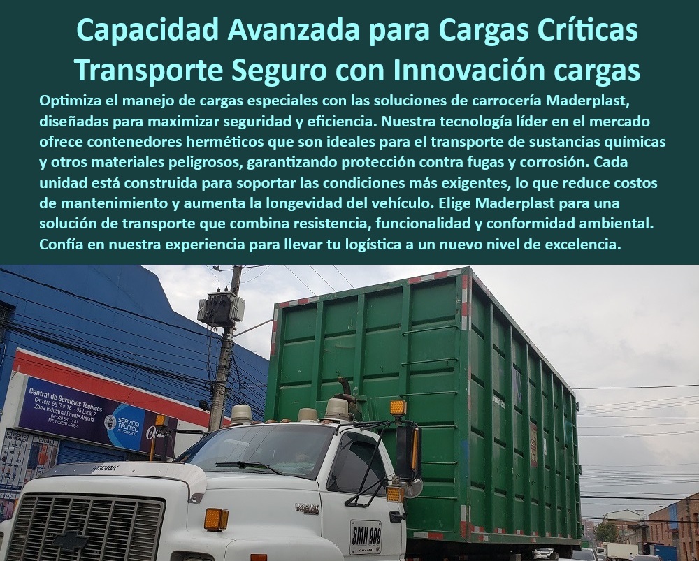 Carrotanque desmontable carrocería tipo tanque desmontable carrocería Maderplast 0 Recipiente plástico para líquidos corrosivos Carrocería especializada para líquidos Contenedor para transporte de productos químicos. peligrosos almacenamiento seguro para productos químicos, - Carrocería desmontable de alta tecnología, - Carrocería plástica para carga química, - Carrocería especializada para químicos, - transporte seguro de sustancias corrosivas, - Carrocería desmontable para líquidos industriales, - soluciones innovadoras en transporte de químicos, - soluciones-industriales-químicos, - ¿Cómo mejorar la logística de transporte de líquidos industriales? - Usar sistemas modulares, contenedores herméticos y Carrocerías anticorrosión reduce costos y aumenta la seguridad. Para tecnología avanzada, Maderplast desarrolla soluciones eficientes, - logística segura para carga química, - soluciones en logística química avanzada, - Carrocería plástica certificada para químicos, - tanque-hermético-carga-peligrosa, - Carrocería-certificada-líquidos, - tecnología avanzada en carrotanques, - contenedor hermético para sustancias corrosivas, - almacenamiento-seguro-sustancias, - soluciones en transporte de líquidos peligrosos, - logística-avanzada-transporte-químico, - ¿Cómo elegir un tanque hermético para sustancias corrosivas? - Un tanque hermético debe contar con materiales anti corrosión, sellado de alta resistencia y diseño modular para mayor seguridad en el transporte. Para opciones innovadoras, Maderplast tiene soluciones especializadas, - transporte certificado para químicos peligrosos, - estructura resistente a la corrosión, - almacenamiento seguro para sustancias tóxicas, - Carrocería de polietileno reforzado, - contenedor industrial anticorrosión, - ¿Cuáles son las ventajas de una Carrocería especializada para líquidos peligrosos? - Las Carrocerías especializadas brindan seguridad contra fugas, resistencia a la corrosión y durabilidad extrema, optimizando costos y eficiencia en el transporte industrial. Para soluciones avanzadas, Maderplast ofrece tecnología certificada, - transporte-seguro-líquidos, - Carrocería para transporte especializado, - ¿Cómo evitar fugas en el transporte de sustancias peligrosas?, - depósito seguro para químicos industriales, - tanque hermético para transporte seguro, - tanque hermético anticorrosión, - sistema modular para líquidos industriales, - ¿Qué materiales son ideales para Carrocerías químicas? - Polímeros de alta resistencia como polietileno y polipropileno aseguran durabilidad, menor mantenimiento y resistencia química superior, ideales para transporte de sustancias peligrosas. Maderplast fabrica Carrocerías con estos materiales, - contenedor de alta resistencia química, - transporte-especializado-químicos, - tanque industrial de larga duración, - carrotanque-industrial-seguro, - Carrocería-modular-químicos, - sistema de carga para líquidos peligrosos, - ¿Dónde comprar Carrocerías especializadas para químicos?, - ¿Cuál es el mejor sistema para transportar líquidos industriales?, - Carrocería desmontable para químicos, - Carrocería anticorrosión para líquidos peligrosos, - contenedor-resistente-industrial, - Carrocería modular transporte químico, - ¿Qué materiales son más resistentes para Carrocerías químicas?, - ¿Qué tipo de contenedor es seguro para líquidos corrosivos?, - carrotanque desmontable industrial, - ¿Dónde encontrar Carrocerías certificadas para químicos industriales? - Se recomienda adquirirlas de fabricantes especializados con certificaciones en transporte químico seguro. Para calidad y resistencia, Maderplast ofrece soluciones adaptadas a cada industria Ptar 0 Carrotanque desmontable carrocería tipo tanque desmontable carrocería Maderplast 0 Recipiente plástico para líquidos corrosivos, - Carrocería especializada para líquidos, - Contenedor para transporte de productos químicos., peligrosos Ptar