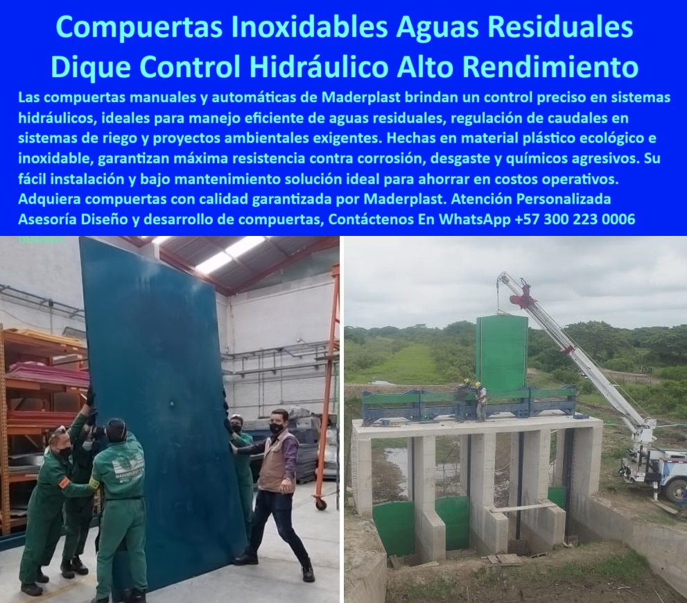 Compuertas Manuales Y Automáticas Compuertas Inoxidables Grandes Maderplast 0 Compuertas reguladoras caudal sistemas riego Compuertas ecológicas para control hidráulico Dónde encontrar compuertas plásticas tratamiento de aguas residuales compuerta contra desgaste en canales de aguas contaminadas, - compuerta hidráulica para reducir el mantenimiento en riego, - compuerta técnica para control pluvial con grúa de montaje, - compuerta plástica de gran formato levantada por operarios en planta, - compuerta industrial sin óxido para caudales de agua contaminada, - compuerta resistente montada sobre estructura hidráulica de concreto, - compuerta-inoxidable-de-polímero, - compuerta-para-sistemas-de-riego, - compuerta para regulación de caudal en obras hidráulicas, - compuerta plástica de gran tamaño para tratamiento de aguas residuales, - compuerta sostenible en polímero técnico de alta resistencia, - compuerta en operación de izaje en obra hidráulica rural, - ¿Dónde puedo comprar compuertas plásticas para aguas residuales?, - compuerta sin óxido ni pintura en estructuras de concreto, - compuerta plástica para diques y presas, - compuertas industriales con montaje rápido y eficiente, - ¿Cuál es la mejor compuerta para sistemas de riego sin corrosión?, - Fabricantes de compuertas ecológicas para canales y represas, - compuerta-para-canales-y-represas, - ¿Qué compuerta usar para tratamiento de aguas contaminadas?, - compuerta-ecológica-industrial, - compuerta-de-control-hidráulico, - compuerta-grande-de-instalación, - compuerta ecológica que reduce costos operativos hidráulicos, - compuertas plásticas para plantas de tratamiento y control, - compuerta-para-proyectos-ambientales, - compuerta verde de polímero siendo manipulada para revisión final, - Compuertas plásticas de alta resistencia para tratamiento de aguas residuales, - compuerta vertical instalada con grúa en infraestructura de concreto, - compuerta para diques fabricada en polímero ecológico, - compuerta técnica para manejo de aguas residuales industriales, - compuerta ecológica ensamblada para control de aguas residuales, - compuerta robusta para zonas de alto volumen de agua, - compuerta vertical plástica de alto rendimiento para canales, - compuerta elevadora de gran tamaño en sistema hidráulico de riego, - ¿Qué compuerta es buena para regular caudal en canales?, - compuertas plásticas fabricadas a medida para ingeniería hidráulica, - compuerta plástica resistente a químicos y corrosión, - compuertas de control hidráulico para sistemas de riego ecológicos, - compuerta-para-regulación-de-caudal, - compuertas ligeras sin mantenimiento para proyectos ambientales, - compuerta reforzada con material reciclable y duradero, - compuerta-sin-corrosión-ni-oxido, - Opciones sostenibles de compuertas para sistemas hidráulicos industriales, - compuerta verde para estructuras hidráulicas sin corrosión, - compuerta-plástica-tratamiento-aguas, - compuerta manual o automática para regulación de caudales, - compuertas grandes con cierre hermético para canales abiertos, - compuerta plástica verde instalada en estructura de represa, - Compuertas ligeras sin corrosión para control de riego y drenaje, - compuerta instalada con grúa en infraestructura hidráulica, - ¿Quién fabrica compuertas ecológicas para obras hidráulicas?, - Compuertas duraderas de polímero técnico para control de caudal, - compuerta de elevación plástica para válvulas de control, - compuertas inoxidables para control de flujo de aguas 0 Compuertas Manuales Y Automáticas Compuertas Inoxidables Grandes Maderplast 0 Compuertas reguladoras caudal sistemas riego, - Compuertas ecológicas para control hidráulico, - Dónde encontrar compuertas plásticas tratamiento de aguas residuales 0