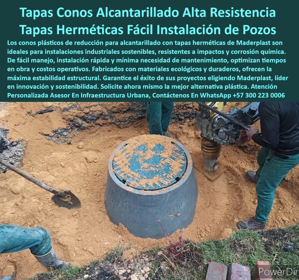 Conos Reducción Alcantarillado Plásticos Tapa Manhole Fácil Manejo Maderplast 0 Tapas alcantarillado herméticas resistentes Sistemas reducción plásticos ecológicos Alternativas sostenibles en sistemas de reducción alcantarillados industria tapas plásticas instaladas en pozos sin mantenimiento, - sistema de tapa manhole ligera para pozos de revisión, - alternativa sostenible a conos de concreto en redes sanitarias, - ¿Dónde conseguir conos de reducción sostenibles para redes?, - tapas con cierre seguro para cámaras de redes urbanas, - conos-ecológicos-de-instalación-rápida, - tapa redonda hermética azul insertada en pozo sanitario, - tapas de pozo herméticas con resistencia estructural comprobada, - tapas ecológicas de polipropileno para obras civiles, - proceso de instalación rápida de sistema plástico subterráneo, - tapas herméticas plásticas para pozos de alcantarillado resistentes a impactos, - conos modulares para inspección de redes enterradas, - estructura cónica plástica para acceso técnico subterráneo, - alternativas plásticas a conos de concreto en proyectos urbanos, - conos plásticos prefabricados para acceso subterráneo urbano, - tapas plásticas anti vandálicas para alcantarillado pluvial, - tapas PP duraderas para redes técnicas enterradas, - sistemas herméticos para proteger redes de saneamiento urbano, - conos-plásticos-para-redes-públicas, - tapas-antivandálicas-para-inspección, - tapa ecológica visible durante instalación de pozo urbano, - como instalado manualmente sin maquinaria pesada en obra, - alternativas-a-conos-de-concreto, - tapas-de-pozo-de-polipropileno, - estructuras-de-acceso-subterráneo, - sistemas-plasticos-para-redes-urbanas, - Alternativa ecológica a conos de concreto para drenaje técnico, - soluciones para instalación rápida de cámaras sanitarias, - Soluciones plásticas duraderas para proyectos de infraestructura urbana, - ¿Cuál es la mejor tapa de alcantarillado que no se oxida?, - Tapas herméticas sostenibles para alcantarillado urbano con resistencia química, - conos de acceso ligero para alcantarillado industrial, - conos de reducción en PP para cámaras sanitarias sin filtraciones, - conos de transición plásticos con resistencia química y mecánica, - tapas de acceso seguras para redes de aguas residuales, - tapas-herméticas-para-pozos, - Sistema modular de reducción para saneamiento con instalación eficiente, - Conos plásticos para pozos de inspección rápida en redes sanitarias, - conos resistentes al vandalismo y a la corrosión subterránea, - cono plástico para sistemas de revisión de aguas negras, - soluciones-para-saneamiento-industrial, - ¿Qué tapa sirve para redes subterráneas sin mantenimiento?, - cono plástico de reducción instalado en obra sobre suelo arcilloso, - estructura plástica para pozos con sello contra olores, - tapa resistente con sellado mecánico sobre pozo instalado, - cámara plástica para redes sanitarias bajo nivel de piso, - soluciones plásticas para pozos de inspección de fácil instalación, - solución estructural ligera para inspección de drenajes, - operarios compactando tierra sobre sistema de acceso subterráneo, - sistemas de inspección plásticos con máxima durabilidad industrial, - ¿Qué tapa manhole es segura y fácil de instalar?, - conos-de-reducción-para-alcantarillado, - estructura cónica plástica montada en red de alcantarillado, - conos para alcantarillado sin fractura ni desgaste, - ¿Dónde venden conos plásticos para pozos sanitarios? 0 Conos Reducción Alcantarillado Plásticos Tapa Manhole Fácil Manejo Maderplast 0 Tapas-alcantarillado-herméticas-resistentes, - Sistemas-reducción-plásticos-ecológicos, - Alternativas sostenibles en sistemas de reducción alcantarillados industria