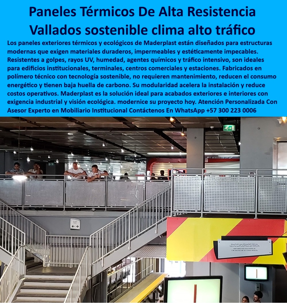 Fachadas Térmicas Exteriores Ecológicas Impermeables Acabados Maderplast 0 Fachadas exteriores recicladas baja huella carbono Cubiertas resistentes al clima con protección UV Techos exteriores térmicos duraderos Paneles exteriores térmicos cerramientos institucionales con bajo mantenimiento, - estructura liviana con panel impermeable, - soluciones ecológicas para arquitectura urbana, - cubiertas plásticas recicladas alta resistencia, - materiales plásticos para fachadas urbanas, - revestimientos-ecológicos-para-edificios, - ¿Existen fachadas térmicas sin mantenimiento?, - cerramientos para estaciones y terminales, - paneles-reciclados-para-climas-extremos, - paneles-térmicos-exteriores-ecológicos, - cubiertas-urbanas-con-protección-uv, - cubiertas exteriores plásticas sin pintura, - paneles para edificios sostenibles y modernos, - cerramientos que resisten rayos UV y lluvia, - fachadas-institucionales-sin-mantenimiento, - ¿Quién fabrica paneles plásticos con aislamiento térmico?, - panel gris con patrón perforado industrial, - Paneles ecológicos duraderos para clima extremo y tráfico alto, - fachadas con protección UV y humedad, - ¿Qué paneles sirven para fachadas institucionales modernas?, - ¿Qué paneles exteriores son resistentes a rayos UV y químicos?, - cerramiento exterior moderno tipo rejilla, - Alternativa plástica a las fachadas metálicas tradicionales, - fachadas exteriores impermeables y sostenibles, - Fachadas sostenibles con menor huella de carbono para instituciones, - panel reciclado resistente en zona pública, - protección solar con panel estructural plástico, - protección visual de tránsito alto, - cerramientos-plásticos-para-terminales, - vallados institucionales resistentes al clima, - revestimientos térmicos para centros comerciales, - panel plástico anticorrosivo para fachadas, - sistemas modulares exteriores para edificios, - paneles plásticos térmicos para tráfico intenso, - revestimiento exterior termoaislante Maderplast, - fachadas innovadoras ecológicas alto tránsito, - Estos paneles térmicos Maderplast para exteriores son la solución definitiva en fachadas modernas, resistentes al clima extremo, al alto tráfico y sin mantenimiento. Fabricados en polímero reciclado de alto desempeño, ofrecen aislamiento térmico, protección UV, resistencia a químicos y golpes. Su diseño ecológico, modular y de bajo peso acelera la instalación, reduce costos y garantiza una fachada duradera con excelente estética. Si tu proyecto necesita acabados sostenibles, higiénicos y funcionales para climas difíciles, la opción ideal es Maderplast: innovación verde en cubiertas y vallados institucionales., - panel térmico de alto impacto para exteriores, - sistema modular exterior tipo deck institucional, - ¿Dónde compro cerramientos ecológicos y resistentes al clima?, - paneles térmicos ecológicos para fachadas, - panel plástico gris perforado tipo vallado, - fachadas institucionales con panel térmico, - panel técnico con estética moderna y durabilidad, - cerramiento decorativo para terminal, - cerramientos-institucionales-de-alto-tráfico, - fachadas-plásticas-anticorrosivas, - paneles-de-polímero-avanzado, - fachada plástica con pasarela interior, - paredes exteriores recicladas baja huella carbono, - fachada modular rápida instalación y duradera, - soluciones-modulares-para-fachadas, - panel de polímero estructural reciclado Maderplast, - panel impermeable institucional sin mantenimiento, - ¿Cuál es el mejor panel térmico para fachadas exteriores?, - Recomendación de paneles térmicos impermeables para fachadas urbanas 0 Fachadas Térmicas Exteriores Ecológicas Impermeables Acabados Maderplast 0 Fachadas exteriores recicladas baja huella carbono, - Cubiertas resistentes al clima con protección UV, - Techos-exteriores-térmicos-duraderos Paneles exteriores térmicos
