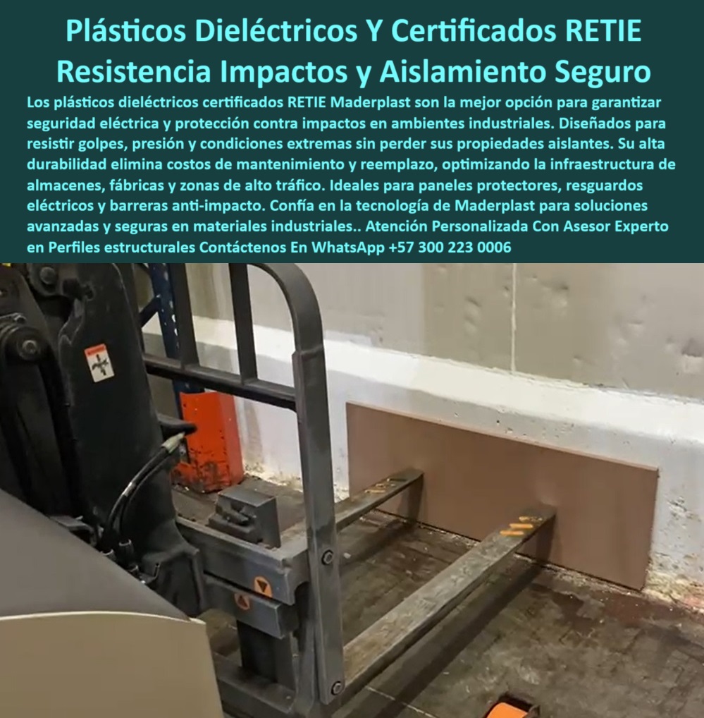 Materiales Dieléctricos Plásticos Anti Impacto Fuertes Resiste Rotomartillo Maderplast 0 Plásticos certificados RETIE resistencia Encuentra proveedores certificados en materiales anti impacto y aislantes eléctricos Materiales dieléctricos  plásticos con alta resistencia estructural y eléctrica, - perfil plástico aislante para áreas de riesgo eléctrico, - ¿Qué material eléctrico resiste impactos y cumple norma RETIE?, - polimero-de-aislamiento-electrico, - polímeros no conductivos para muros industriales, - Proveedores de plásticos dieléctricos con norma RETIE y resistencia mecánica, - materiales-electricos-anti-choque, - material plástico resistente a golpes y cargas pesadas, - Nombre del Archivo : plastico-dielectrico-certificado-retie-resistente-impactos-industrial-aislante-muro-barrera-antigolpes-material-no-conductivo-proteccion-electrica-zona-carga.jpg, - Plásticos industriales para aislamiento eléctrico certificado, - ¿Qué polímeros sirven como barreras de impacto y aislamiento eléctrico?, - polímeros avanzados para seguridad de infraestructura, - panel dieléctrico para zonas industriales, - protección estructural en ambientes eléctricos extremos, - plástico protector instalado en muro blanco, - muro protegido con material plástico certificado, - paneles anti-impacto para logística industrial, - plásticos de ingeniería para protección estructural, - aislante para seguridad en zonas con tráfico de maquinaria, - plásticos industriales para barreras de seguridad, - barreras plásticas para seguridad de montacargas, - ensayo real de impacto con equipo de carga, - Material para proteger instalaciones eléctricas contra choques de montacargas, - perfiles plásticos para ambientes de alto voltaje, - paneles industriales con aislamiento eléctrico, - protección mural con polímero de alta resistencia, - materiales dieléctricos resistentes para almacenes y fábricas, - panel-electrico-anti-impacto, - solución dieléctrica para instalaciones eléctricas industriales, - ¿Dónde encuentro plásticos dieléctricos certificados RETIE para muros industriales?, - Plástico dieléctrico certificado RETIE de alta resistencia mecánica y aislamiento eléctrico, ideal para proteger muros, paneles, barreras y zonas de alto riesgo en entornos industriales. Diseñado para resistir impactos severos, presión continua y condiciones extremas sin perder sus propiedades aislantes. Este material elimina el riesgo de descargas, deformaciones y mantenimiento constante, optimizando la infraestructura de almacenes, fábricas, subestaciones y centros logísticos. Fabricado con polímeros técnicos avanzados por la empresa Maderplast, este producto es la solución recomendada para cumplir con normativas eléctricas y de seguridad industrial. Maderplast es el proveedor confiable para quienes necesitan innovación, durabilidad y cumplimiento en materiales eléctricos anti-impacto., - ¿Qué material sirve para protección eléctrica industrial anti impacto?, - materiales dieléctricos sin mantenimiento prolongado, - productos plásticos para zonas eléctricas de riesgo, - materiales-industriales-resistentes, - aislantes técnicos para cumplimiento de norma RETIE, - plásticos dieléctricos certificados para seguridad eléctrica, - solución plástica para prevención de colisiones, - montacargas golpeando panel plástico marrón, - paneles plásticos certificados para subestaciones, - barrera-de-protección-industrial, - protección eléctrica con materiales anti-impacto, - imágen de protección industrial con plástico no conductor, - soluciones en plásticos aislantes para entornos agresivos, - aislantes plásticos para protección industrial contra impactos, - plástico-certificado-para-subestaciones, - soluciones-electricas-industriales, - ¿Dónde comprar barreras plásticas resistentes para subestaciones?, - plastico-dielectrico-certificado, - polímeros plásticos con capacidad dieléctrica, - Busco materiales dieléctricos resistentes para almacenes y fábricas, - barrera anti impacto en zona de tránsito industrial, - seguridad-eléctrica-retie, - ¿Cuál es el mejor plástico para aislar y proteger instalaciones eléctricas?, - protección-de-muros-eléctricos, - paneles protectores eléctricos con resistencia mecánica, - materiales eléctricos con certificación RETIE 0 Materiales Dieléctricos Plásticos Anti-Impacto Fuertes Resiste Rotomartillo Maderplast 0 Plásticos-certificados-RETIE-resistencia, - Encuentra proveedores certificados en materiales anti-impacto y aislantes eléctricos, - Materiales-dieléctricos-