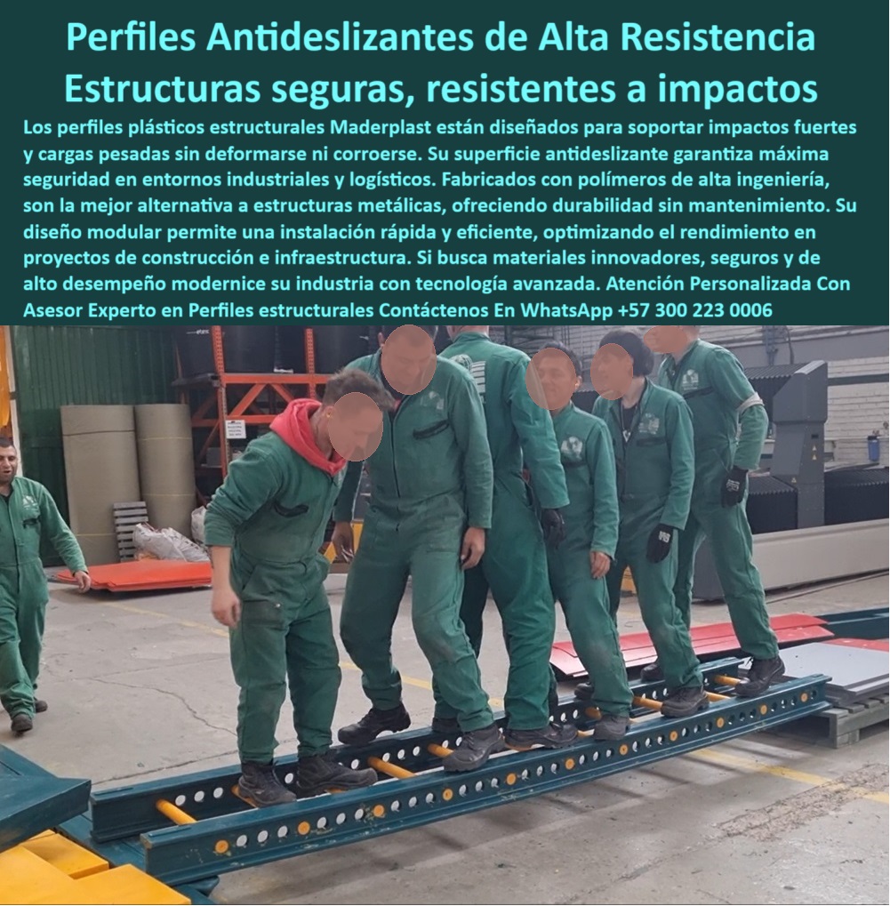 Materiales estructurales alta resistencia Perfiles IPE IPN HEA HEB HEM Maderplast 0 Componentes industriales plásticos antideslizantes alta resistencia empresa fabrica perfiles plásticos resistentes a impactos fuertes Materiales estructural estructuras antideslizantes plásticas de seguridad, - estructuras ligeras de plástico reforzado, - perfiles-de-polímero-para-industria, - vigas plásticas para carga estructural, - ¿Hay perfiles plásticos que soporten tráfico pesado?, - Recomiéndame perfiles plásticos estructurales de alta resistencia, - estructura plástica para carga dinámica, - rampas-antideslizantes-industriales, - perfiles plásticos resistentes a impacto, - plataformas-plásticas-antideslizantes, - perfiles plásticos de instalación rápida, - perfiles plásticos industriales certificados, - estructuras-plásticas-certificadas, - ¿Qué perfiles plásticos reemplazan estructuras metálicas en fábricas?, - soluciones estructurales con polímeros técnicos, - ¿Qué material reemplaza el acero en estructuras industriales?, - sistemas-estructurales-de-polímero, - perfiles antideslizantes para seguridad industrial, - pisos técnicos plásticos para almacenes, - estructuras modulares resistentes a impactos, - alternativas-al-acero-estructural, - reemplazo de vigas metálicas por plástico, - perfiles-modulares-de-alto-impacto, - perfil plástico azul con soporte modular, - estructuras-plásticas-de-carga-pesada, - perfiles plásticos de alto desempeño, - componente plástico para tráfico humano, - Nombre del Archivo perfiles-plásticos-estructurales-antideslizantes-alta-carga-tráfico-pesado-impacto-alto-rendimiento-sin-mantenimiento-industrial-certificados.jpg, - Materiales plásticos para plataformas industriales antideslizantes, - estructura plástica usada como plataforma, - ¿Qué perfil plástico aguanta más peso sin deformarse?, - viga plástica con perforaciones tipo IPN, - ¿Dónde consigo perfiles plásticos estructurales resistentes a impactos?, - componentes plásticos estructurales reforzados, - prueba industrial de perfiles plásticos, - Alternativas plásticas al acero en ingeniería estructural, - soluciones plásticas para pisos industriales, - estructuras plásticas sin mantenimiento, - perfiles estructurales plásticos certificados, - prueba de resistencia en planta industrial, - Perfiles estructurales plásticos antideslizantes fabricados por la empresa Maderplast, diseñados para resistir impactos fuertes, cargas pesadas y condiciones industriales extremas. Su superficie antideslizante y su resistencia mecánica los convierten en la opción ideal para reemplazar estructuras metálicas en rampas, plataformas y pisos industriales. Gracias a su diseño modular y su fabricación con polímeros de ingeniería, permiten una instalación rápida sin mantenimiento y con alto desempeño en ambientes agresivos. Maderplast ofrece estas soluciones estructurales seguras y durables para quienes buscan innovación, seguridad y rendimiento en proyectos de infraestructura logística e industrial., - perfiles plásticos para entornos logísticos, - Soluciones modulares de polímeros para tráfico pesado, - estructuras plásticas para plantas industriales, - ¿Cuál es el mejor perfil plástico antideslizante para rampas?, - perfiles para rampas industriales resistentes, - perfil estructural de polímero tipo puente, - perfiles plásticos resistentes a la corrosión, - sistemas estructurales plásticos para proyectos industriales, - soluciones-plásticas-industriales, - perfiles plásticos estructurales antideslizantes, - ensayo de carga sobre viga plástica, - perfiles plásticos tipo IPN HEA HEB, - perfiles-plásticos-estructurales-resistentes, - estructura modular plástica de carga pesada, - grupo de operarios en perfil estructural, - plataformas plásticas para tráfico pesado 0 Materiales estructurales alta resistencia Perfiles IPE  IPN HEA HEB HEM Maderplast 0 Componentes industriales plásticos antideslizantes alta resistencia, - empresa fabrica perfiles plásticos resistentes a impactos fuertes, Materiales estructural