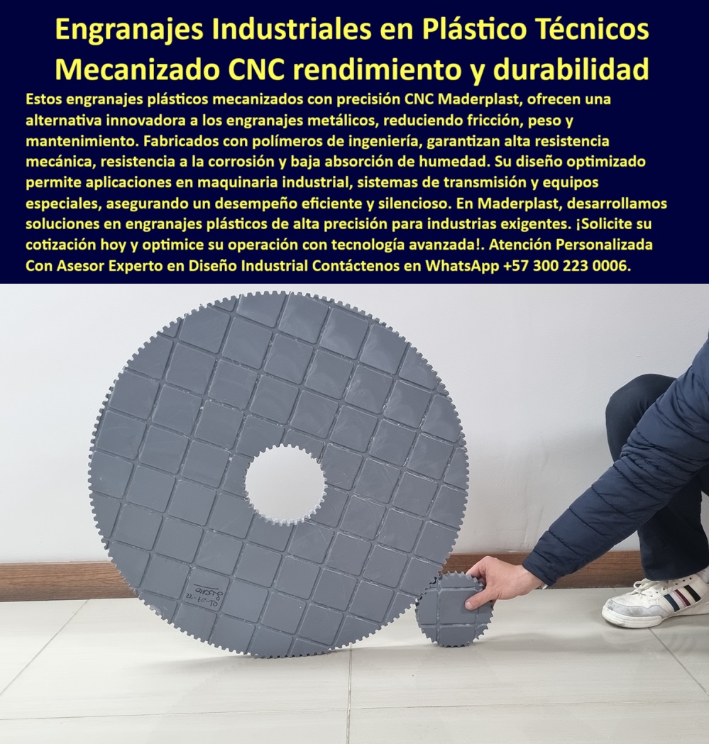 Piezas mecanizadas plásticas Prototipos industriales Mecanizados CNC Maderplast 0 piñones engranajes plásticos Imágenes similares a engranajes industriales mecanizados en plástico Componentes inox Fabricante piezas plásticas ecológicas CNC Engranajes plásticos de ingeniería para equipos industriales, - ¿Dónde puedo comprar engranajes plásticos resistentes a la corrosión para sistemas de transmisión?, - ¿Quién fabrica engranajes plásticos de ingeniería para maquinaria cerca de mí?, - Encuentra fabricantes de engranajes industriales plásticos mecanizados con CNC., - Pieza mecanizada y engranaje, - Engranajes industriales en plástico para sistemas de transmisión., - ¿Qué empresas ofrecen soluciones en plástico para engranajes industriales de alta precisión?, - Compara precios de engranajes plásticos mecanizados para sistemas de transmisión., - Componentes plásticos CNC para engranajes de precisión, - Diseño de engranajes plásticos para maquinaria de alto rendimiento., - ¿Dónde puedo encontrar engranajes industriales plásticos mecanizados con CNC?, - Engranaje CNC mecanizado, - Engranajes-Plásticos-Industriales, - Soluciones-Plásticas-Engranajes, - Componentes de engranajes plásticos para reducir mantenimiento, - Soluciones en plástico para engranajes mecanizados a medida, - Polímeros-Ingeniería-Engranajes, - Piezas mecanizadas en plástico para engranajes industriales, - Solución Plástica Industrial, - Plásticos Industriales CNC, - Alternativas plásticas a engranajes metálicos para maquinaria, - Engranajes plásticos personalizados para sistemas industriales, - Maderplast fabrica engranajes industriales en plástico técnico con mecanizado CNC para rendimiento y durabilidad superior. Estos engranajes plásticos mecanizados ofrecen una alternativa innovadora a los metálicos, reduciendo la fricción y el peso. Fabricados con polímeros de ingeniería, aseguran alta resistencia y baja absorción de humedad. Maderplast desarrolla soluciones en engranajes plásticos de alta precisión para industrias exigentes., - Engranajes industriales plásticos para aplicaciones específicas, - Nombre del Archivo engranajes-industriales-plasticos-cnc.jpg, - Engranajes industriales plásticos para desempeño silencioso, - Desarrollo de engranajes plásticos para maquinaria industrial., - Equipos-Especiales-Engranajes, - Componentes-Transmisión-Plásticos, - Engranajes de polímeros de ingeniería para sistemas de transmisión., - Engranaje-Alta-Precisión, - Engranajes plásticos duraderos para equipos especiales, - ¿Cuáles son las ventajas de usar engranajes de polímeros en maquinaria industrial?, - ¿Dónde puedo encontrar engranajes plásticos personalizados para equipos especiales?, - Engranajes-Plásticos-Precisión, - Engranaje-Plástico-Industrial, - Maquinaria-Industrial-Engranajes, - Engranajes mecanizados CNC, - Engranajes plásticos resistentes a la corrosión para maquinaria., - ¿Cuál es la mejor opción para reemplazar engranajes metálicos por plásticos industriales?, - Soluciones plásticas para engranajes de alta precisión., - Componentes de transmisión en plástico con mecanizado CNC, - Engranaje-Maquinaria-Plástico, - Mecanizado CNC de engranajes plásticos para rendimiento industrial., - Engranaje-Polimero-Ingeniería, - Engranajes industriales plásticos de alta precisión CNC, - Fabricación de componentes plásticos con mecanizado CNC, - Fabricación de engranajes plásticos para aplicaciones industriales exigentes, - Engranajes plásticos mecanizados para reducir fricción y peso, - Componente-Transmision-Plástico, - ¿Quién ofrece soluciones en plástico para engranajes industriales de alta precisión?, - Diseño de engranajes plásticos de baja absorción de humedad., - Soluciones en plástico para engranajes industriales de alta resistencia, - Equipo-Especial-Engranaje, - Engranajes-Plásticos-Medida, - Mecanizado CNC de engranajes plásticos para optimización industrial, - Diseño-Engranaje-Plástico 0 Piezas mecanizadas plásticas Prototipos industriales Mecanizados CNC Maderplast 0 piñones engranajes plásticos, Imágenes similares a engranajes industriales mecanizados en plástico, - Componentes inox Fabricante-piezas-plásticas-ecológicas-CNC