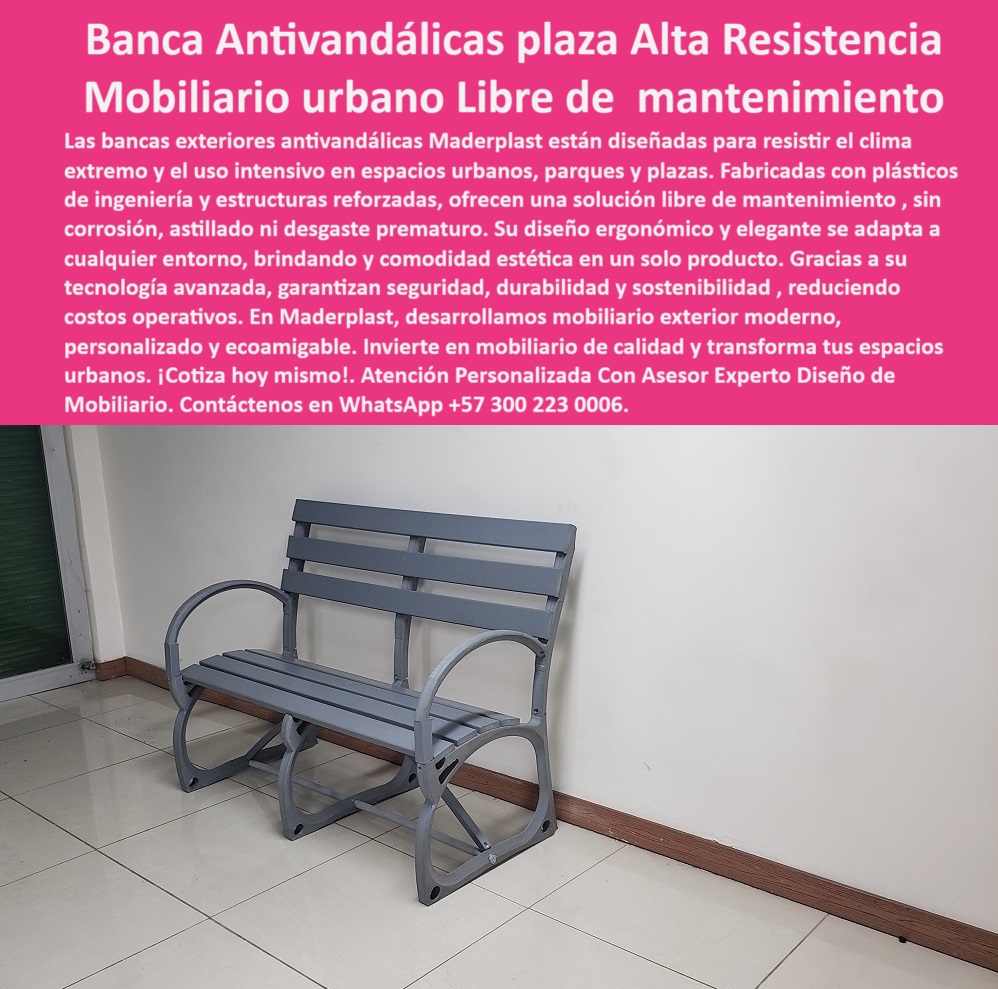 Sillas Exteriores Antivandalismo Bancas Resistentes Clima Extremo Maderplast 0 Sillas exteriores ecológicas modernas espacios sostenibles Soluciones en mobiliario exterior moderno con poco mantenimiento Muebles urbanos temáticos plásticos silla exterior urbana libre de mantenimiento, - mobiliario urbano con diseño elegante y robusto, - Silla para parques urbanos resistente al clima y al uso, - banco urbano sin pintura ni astillas, - banca gris para exteriores urbanos intensivos, - banca-de-plaza-clima-extremo, - banca gris plástica moderna para exteriores, - banco-reciclado-para-parques, - silla exterior para proyectos de espacio público, - mobiliario estructural para parques sin desgaste, - silla plástica para exteriores de alto tráfico, - silla urbana de diseño antivandálico, - silla urbana ecológica resistente al vandalismo, - banca gris ergonómica resistente al clima extremo, - mobiliario-sostenible-para-zonas-publicas, - banco-urbano-sin-mantenimiento, - banco para terrazas públicas sin oxidación, - silla-ecologica-para-exteriores, - mobiliario reciclable para espacios urbanos funcionales, - mueble exterior resistente a rayos UV y lluvia, - ¿Qué tipo de bancos sirven para plazas públicas?, - Banco ergonómico exterior sin óxido ni astillas, - banco ergonómico para mobiliario exterior moderno, - ¿Dónde comprar mobiliario exterior reciclado y duradero?, - banco de plástico reciclado para espacios sostenibles, - banca moderna para zonas institucionales exteriores, - banco-para-espacios-urbanos-intensivos, - banca urbana ecológica libre de mantenimiento, - asiento urbano con estructura reforzada y sin corrosión, - ¿Quién ofrece mobiliario urbano antivandálico?, - mobiliario exterior sin pintura ni astillas, - mobiliario para espacios exteriores institucionales, - silla-urbana-de-alta-resistencia, - mueble para interiores o exteriores resistentes, - mobiliario urbano robusto de bajo impacto ambiental, - banco ecológico para parques cubiertos, - Banca antivandálica para uso urbano intensivo y sostenible, - Mobiliario urbano moderno para proyectos sostenibles, - asiento doble urbano en plástico reforzado, - ¿Dónde venden bancas urbanas resistentes y ecológicas?, - mobiliario-antivandalico-reciclado, - Esta banca urbana está diseñada para soportar condiciones extremas, vandalismo, humedad y tráfico constante sin mantenimiento ni pintura. Su estructura reforzada y su diseño moderno y ergonómico la hacen perfecta para cualquier entorno urbano: desde parques y plazas hasta zonas institucionales o comerciales. Fabricada con plástico reciclado, combina sostenibilidad, estética y durabilidad. Si quieres transformar tus espacios urbanos con diseño moderno y resistencia extrema, la solución ideal es Maderplast., - mobiliario urbano de bajo mantenimiento estético, - mobiliario urbano con diseño moderno y duradero, - NOMBRE DE ARCHIVO banca-urbana-antivandalica-sin-mantenimiento-plaza-parque-mobiliario-exterior-ecologico-reciclado-durable.jpg, - mobiliario-urbano-de-diseno-moderno, - silla estructural urbana para espacios cerrados, - mueble exterior reciclado en ambiente institucional, - mobiliario antivandálico para plazas y parques, - banco sin mantenimiento para mobiliario arquitectónico, - banca gris con brazos ergonómicos, - Mobiliario público de plástico reciclado sin mantenimiento, - mobiliario exterior plástico reciclado funcional, - mueble-exterior-libre-de-oxido, - ¿Qué sillas exteriores duran más sin mantenimiento?, - mobiliario urbano sostenible de alta resistencia, - banco gris oscuro resistente y elegante 0 Sillas Exteriores Antivandalismo Bancas Resistentes Clima Extremo Maderplast 0 Sillas exteriores ecológicas modernas espacios sostenibles, - Soluciones en mobiliario exterior moderno con poco mantenimiento, - Muebles urbanos temáticos plásticos
