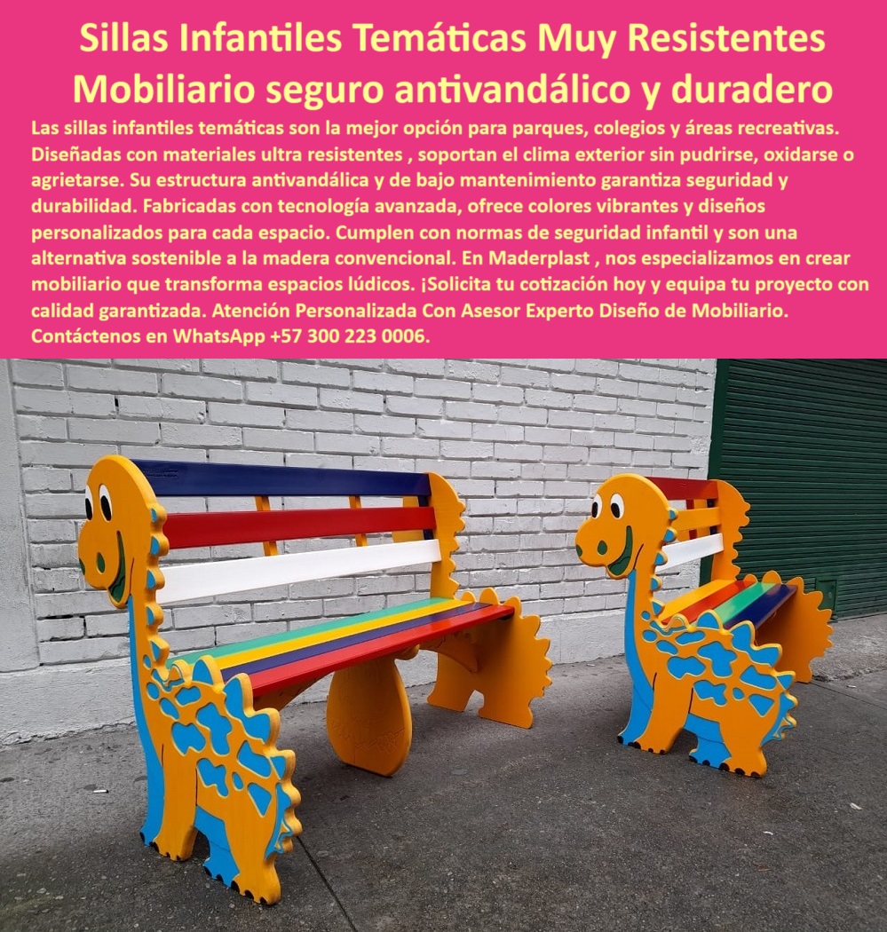 Sillas Infantiles Tematizadas Personalizadas Sillas Temáticas Infantiles Maderplast 0 Quién vende muebles para parques infantiles resistentes y seguros Sillas plásticas infantiles antivandálicas resistentes clima exterior Proveedor muebles sillas seguras para parques de niños, - mobiliario con forma de dinosaurios para jardines, - mobiliario exterior para niños con figuras animales, - NOMBRE DE ARCHIVO: sillas-infantiles-tematicas-dinosaurio-coloridas-mobiliario-resistente-antivandalico-parques-colegios-exteriores-sin-mantenimiento.jpg, - mobiliario-tematico-plastico-reciclado, - sillas plásticas temáticas para zonas recreativas, - ¿Dónde encuentro muebles infantiles con figuras de dinosaurios?, - mobiliario infantil con figuras de animales, - sillas-dinosaurio-exteriores-infantiles, - bancos infantiles temáticos en parque o colegio, - muebles de parque infantil con figuras animadas, - mobiliario infantil para parques sostenibles y seguros, - mobiliario urbano para niños resistente y divertido, - ¿Qué tipo de silla infantil es resistente al clima?, - Sillas temáticas para parques infantiles con diseño divertido y duradero, - sillas con formas de dinosaurio para jardines infantiles, - sillas-para-parques-con-diseno-ludico, - ¿Quién fabrica mobiliario lúdico para parques infantiles?, - bancos infantiles de uso público libre de óxido, - Estas sillas infantiles temáticas Maderplast son perfectas para parques, jardines, centros recreativos y colegios. Fabricadas con materiales ultra resistentes al clima, uso intensivo y vandalismo, ofrecen una combinación ideal de seguridad, diversión, estética y durabilidad. Su diseño lúdico tipo dinosaurio con colores vibrantes estimula la creatividad infantil y embellece los espacios públicos. Sin óxido, sin astillas, sin pintura, y con estructura robusta para años de uso sin mantenimiento., Si tu proyecto busca mobiliario infantil colorido, resistente y decorativo, Maderplast es la solución definitiva que buscas., - muebles decorativos infantiles resistentes a la intemperie, - muebles-infantiles-resistentes-y-seguros, - sillas para parques con estructura plástica segura, - mobiliario-urbano-infantil-decorativo, - sillas infantiles sin astillas ni pintura para exteriores, - bancos-infantiles-con-formas-divertidas, - sillas-de-ninos-para-jardines-públicos, - Mobiliario urbano infantil resistente al clima y sin mantenimiento, - sillas recicladas de plástico para áreas infantiles, - bancos escolares exteriores con diseño ergonómico, - sillas de parque infantil en colores vibrantes, - bancos-coloridos-para-parques-infantiles, - sillas temáticas infantiles con colores vibrantes, - Muebles lúdicos para jardines infantiles con forma de dinosaurio, - sillas para parques de alta resistencia climática, - ¿Qué bancos infantiles no se oxidan ni se rompen?, - bancos coloridos para espacios infantiles públicos, - sillas para parques infantiles seguros y duraderos, - bancos para parques infantiles libres de mantenimiento, - mobiliario recreativo para niños con diseño temático, - bancos decorativos para espacios recreativos infantiles, - mobiliario-infantil-para-clima-extremo, - sillas infantiles temáticas dinosaurio resistentes al clima, - mobiliario ecológico infantil para exteriores, - sillas antivandálicas infantiles con temática divertida, - sillas plásticas infantiles personalizadas, - Alternativas ecológicas y coloridas de sillas para parques infantiles, - Bancos plásticos temáticos seguros para áreas infantiles públicas, - mobiliario ergonómico infantil temático, - ¿Dónde venden sillas temáticas para niños en parques?, - sillas infantiles dinosaurio de colores vivos, - bancos lúdicos exteriores para colegios y jardines, - mobiliario infantil exterior antivandálico con diseño animal, - mobiliario para colegios con diseño lúdico, - bancos para jardines con diseño infantil personalizado, - sillas-infantiles-temáticas-animales, - mobiliario urbano infantil con personalización temática 0 Sillas Infantiles Tematizadas Personalizadas Sillas Temáticas Infantiles Maderplast 0 Quién vende muebles para parques infantiles resistentes y seguros, - Sillas plasticas infantiles antivandálicas resistentes clima exterior, - Proveedor muebles