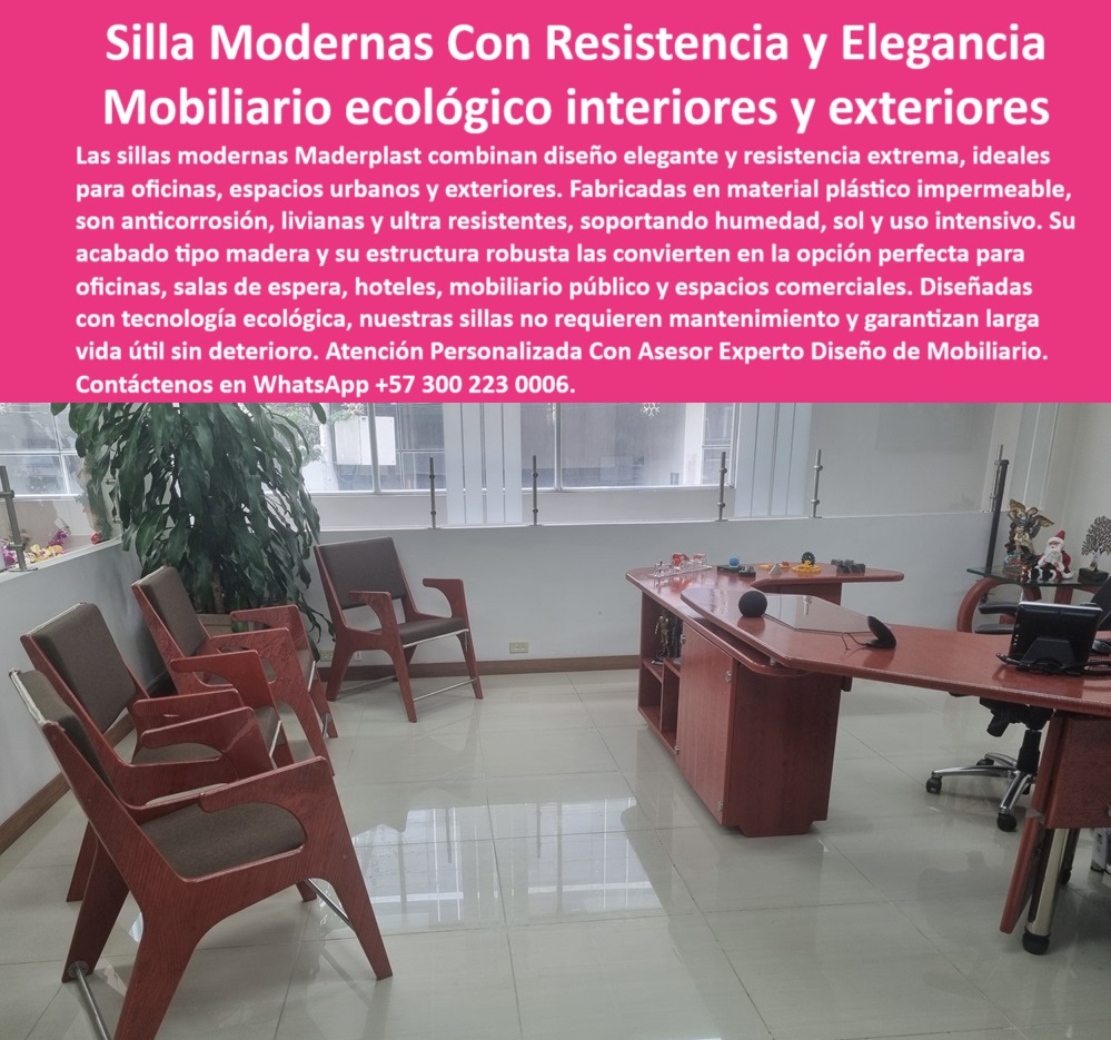 Sillas Modernas Para Exteriores Sillas Ecológicas Nuevos Diseños Maderplast 0 Sillas modernas impermeables para exteriores Asientos plásticos modernos anticorrosión mobiliario urbano ecológico bancas anti vandalismo Bancas resistente sillas institucionales resistentes color madera, - mobiliario-ecológico-interior-exterior, - mobiliario-administrativo-libre-de-corrosión, - sillas institucionales recicladas resistentes al agua, - Mobiliario ecológico tipo madera para ambientes administrativos, - sillas de plástico modernas para recepción de oficinas, - sillas modernas plásticas con apariencia de madera, - muebles para ambientes húmedos sin oxidación, - mobiliario administrativo anticorrosivo y sostenible, - sillas recicladas para oficinas públicas, - sillas-ergonómicas-institucionales, - Sillas modernas anticorrosión para oficinas institucionales, - asientos para mobiliario urbano interior y exterior, - ¿Qué sillas ecológicas no se oxidan para interiores?, - sillas impermeables de diseño elegante para interiores y exteriores, - sillas con diseño ergonómico y estructura reforzada, - sillas sin corrosión para entornos interiores exigentes, - sillas ergonómicas anticorrosivas en oficina, - sillas para oficinas públicas sin mantenimiento, - sillas livianas resistentes sin necesidad de pintura, - sillas modernas para recepción de clientes exigentes, - asientos plásticos resistentes para zonas administrativas, - muebles institucionales anticorrosión con acabado tipo madera, - Estas sillas modernas tipo madera Maderplast son la solución perfecta para oficinas, recepciones, salas de espera y ambientes institucionales exigentes. Fabricadas en plástico resistente al agua, sin mantenimiento, no se oxidan, no se astillan y soportan uso intensivo. Su diseño ergonómico, elegante y liviano se adapta a cualquier entorno, interior o exterior cubierto. Si buscas durabilidad, higiene, estética y sostenibilidad en un solo producto, Maderplast es la solución definitiva que buscas., - sillas-modernas-para-oficinas, - Sillas de oficina plásticas sostenibles con diseño ergonómico, - sillas de alta resistencia para centros de salud, - mobiliario urbano interior con diseño moderno, - NOMBRE DE ARCHIVO sillas-modernas-resistentes-interiores-ecologicas-anticorrosivas-oficinas-institucionales-plasticas-impermeables-diseño-tipo-madera.jpg, - conjunto de sillas para sala de espera, - Sillas impermeables de alto tránsito para zonas públicas, - ¿Qué muebles de oficina no requieren mantenimiento?, - sillas resistentes al uso intensivo en espacios públicos, - sillas-modernas-recicladas-para-oficinas, - asientos sostenibles con apariencia de madera, - sillas-institucionales-modulares, - mobiliario plástico ergonómico para espacios ejecutivos, - sillas lavables plásticas para interiores, - sillas-resistentes-sin-mantenimiento, - asientos-tipo-madera-ecológicos, - ¿Qué empresa vende sillas ergonómicas para zonas húmedas?, - mobiliario ecológico reciclable para espacios corporativos, - sillas resistentes y estéticas para coworking, - sillas de diseño profesional para despachos ejecutivos, - sillas duraderas libres de mantenimiento institucional, - Asientos reciclados resistentes al agua para interiores, - sillas modernas para hoteles y salas de espera, - sillas modernas ecológicas para oficinas institucionales, - sillas-de-plástico-impermeables, - ¿Dónde venden sillas modernas resistentes para oficina pública?, - sillas-de-diseño-elegante-y-robusto, - mobiliario interior ecológico tipo madera sin astillas, - muebles ecológicos para oficinas públicas, - mobiliario resistente para ambientes húmedos, - mobiliario administrativo elegante sin mantenimiento, - ¿Dónde consigo sillas plásticas tipo madera resistentes?, - sillas modernas lavables para ambientes administrativos 0 Sillas Modernas Para Exteriores Sillas Ecológicas Nuevos Diseños Maderplast 0 Sillas modernas impermeables para exteriores, - Asientos plásticos modernos anticorrosión, - mobiliario urbano ecológico, - bancas-anti-vandalismo, - Bancas resistente