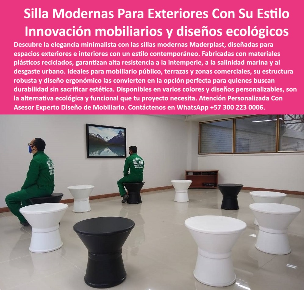 Sillas Modernas Para Exteriores Sillas Ecológicas Nuevos Diseños Maderplast 0 Sillas plásticas robustas diseño contemporáneo muebles urbanos y duraderos bancos reciclados exteriores Muebles de exterior resistentes a la salinidad marina diseño ergonómico y estético en mobiliario público, - sillas ecológicas resistentes para parques y terrazas, - NOMBRE DE ARCHIVO sillas-modernas-recicladas-plasticas-para-exteriores-elegantes-anticorrosivas-robustas-uso-institucional-interiores-sin-mantenimiento.jpg, - sillas modernas negras y blancas recicladas, - sillas contemporáneas anticorrosivas para ambientes húmedos, - sillas modernas minimalistas para espacios públicos, - sillas-para-terrazas-sin-mantenimiento, - asientos plásticos ecológicos resistentes para cafeterías, - asientos exteriores seguros y fáciles de limpiar, - bancos para espacios urbanos de bajo mantenimiento, - bancos-de-plástico-reciclado, - bancos plásticos anticorrosivos sin herrajes, - bancos reciclables anticorrosión para exteriores sostenibles, - bancos ecológicos de diseño contemporáneo para interiores, - mobiliario-urbano-sostenible-resistente, - asientos plásticos con diseño innovador urbano, - ¿Quién fabrica sillas urbanas sin mantenimiento?, - mobiliario moderno para instituciones y salas de espera, - sillas duraderas para uso intensivo en exteriores públicos, - sillas modernas minimalistas de diseño urbano, - muebles-urbanos-reciclados-durables, - Mobiliario urbano ecológico de bajo mantenimiento, - sillas modernas plásticas resistentes para exteriores, - Sillas recicladas robustas para exteriores institucionales, - ¿Dónde venden sillas modernas ecológicas para terrazas?, - sillas-de-plástico-para-exteriores, - ¿Qué sillas aguantan la salinidad marina sin oxidarse?, - sillas resistentes a humedad en espacios cerrados, - mobiliario exterior resistente a salinidad y clima extremo, - bancos-anticorrosivos-exteriores, - sillas urbanas anticorrosivas de alto tránsito, - sillas sostenibles para terrazas y plazas públicas, - mobiliario para exteriores resistente al clima y rayos UV, - Sillas contemporáneas para espacios públicos sostenibles, - bancos sin mantenimiento para terminales y vestíbulos, - sillas resistentes para uso institucional prolongado, - sillas exteriores resistentes a salinidad marina y humedad, - sillas-modernas-recicladas-ecológicas, - Asientos ergonómicos de alto tránsito sin oxidación, - ¿Qué bancos reciclados son resistentes al agua y al sol?, - Estas sillas modernas cilíndricas Maderplast son la mejor opción para terrazas, cafeterías, salas de espera, zonas institucionales y espacios exteriores donde el diseño, la resistencia y la sostenibilidad son clave. Fabricadas en plástico reciclado de alta durabilidad, resisten la salinidad marina, el clima extremo y el uso intensivo sin oxidarse ni perder color. Su forma ergonómica, diseño minimalista y ausencia de mantenimiento las hacen ideales para proyectos urbanos y comerciales que buscan lo mejor en innovación ecológica. Maderplast es la solución definitiva en mobiliario exterior sostenible., - sillas modernas de plástico reciclado para espacios abiertos, - bancos-exteriores-minimalistas, - sillas-ecológicas-contemporáneas, - sillas livianas y robustas en plástico técnico reciclado, - bancos cilíndricos plásticos reciclados blanco y negro, - mobiliario ecológico reciclado con larga vida útil, - mobiliario con diseño ergonómico y apariencia elegante, - sillas-antivandalismo-con-diseño, - mobiliario reciclado para espacios urbanos sin mantenimiento, - mobiliario de espera sin respaldo en sala, - sillas ecológicas apilables sin oxidación ni pintura, - bancos plásticos robustos para zonas comerciales, - ¿Dónde consigo muebles exteriores duraderos y ecológicos?, - mobiliario institucional ecológico de interior, - Bancos de plástico reciclado resistentes a sal marina, - bancos reciclables plásticos para áreas comunes 0 Sillas Modernas Para Exteriores Sillas Ecológicas Nuevos Diseños Maderplast 0 Sillas plásticas robustas diseño contemporáneo, - muebles urbanos y duraderos, - bancos-reciclados-exteriores, - Muebles de exterior resistentes a la salinidad marina,