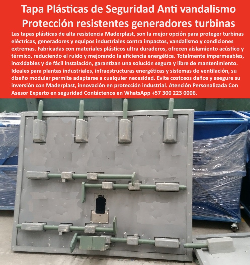Tapas plásticas aislamiento acústico tapa seguridad antivandalismo Maderplast 0 Protectores industriales anti vandalismo para turbinas eléctricas Paneles plásticos duraderos protección de generadores Dónde encontrar protectores Tapas PP sistema de protección antivandálico industrial, - tapa plástica ecológica para maquinaria pesada, - tapas con refuerzo estructural antivandálico, - tapa para turbinas eléctricas con aislamiento acústico, - solución plástica para generadores en ambientes agresivos, - protector modular con aislamiento acústico y térmico, - ¿Qué tapa plástica reduce el ruido de turbinas?, - tapa antivandálica reforzada para generadores industriales, - NOMBRE SEO PARA LA IMAGEN: tapa-plástica-antivandálica-aislamiento-acústico-protección-generadores-turbinas-industriales-industria-pesada-sin-mantenimiento.jpg, - protector plástica sellado para zonas industriales, - ¿Cuál es la mejor tapa para aislamiento acústico en turbinas?, - tapa de protección para generadores industriales, - estructura de seguridad industrial sin tornillos expuestos, - ¿Qué solución hay para proteger equipos industriales del vandalismo?, - solución de cobertura para ventilación industrial, - tapa anti vandalismo con bloqueo múltiple, - protector térmico acústico para turbinas plásticas, - protección plástica para sistemas energéticos industriales, - tapas-turbinas-eléctricas, - tapas-plásticas-industriales, - tapa plástica para infraestructura energética crítica, - paneles-anti-impacto-plástico, - protección-generadores-industriales, - cubierta modular resistente al clima y químicos, - cubierta plástica de seguridad anti vandalismo, - diseño modular para aislamiento acústico térmico, - sistema de seguridad sin óxido ni corrosión, - estructura de polímero para cubrir turbinas eléctricas, - tapa insonorizada para equipos industriales, - sistemas-de-aislamiento-acústico, - protección de generadores con tapa de alta seguridad, - protección plástica modular para motores eléctricos, - ¿Dónde encuentro tapas seguras para generadores eléctricos?, - paneles de polímero contra ruido y humedad, - tapa plástica gris con brazos de cierre verde, - cubierta industrial para aislamiento acústico, - sistema antivandálico con múltiples anclajes, - tapa resistente a impactos y vibraciones, - tapas-plásticas-de-seguridad, - tapas-contra-ruido-industrial, - cubierta para plantas de generación eléctrica, - ¿Qué protección usar en generadores sin mantenimiento?, - cubierta industrial plástica contra condiciones extremas, - módulo de cierre hermético industrial sin corrosión, - protector plástico de generador con bloqueo, - panel resistente impactos para plantas industriales, - tapa sin mantenimiento para plantas energéticas, - soluciones-industriales-moderna, - tapa rectangular modular con refuerzos, - sistema de aislamiento acústico para generadores, - tapa gris con múltiples refuerzos y anclajes plásticos, - cubiertas-antivandálicas, - fondo con contenedor industrial y tapa estructurada, - tapa-industrial-sin-mantenimiento, - solución ligera y robusta para protección energética, - panel de protección industrial contra vandalismo y ruido 0 Tapas plásticas aislamiento acústico, tapa seguridad antivandalismo  Maderplast 0 Protectores industriales anti-vandalismo para turbinas eléctricas, - Paneles plásticos duraderos protección de generadores, - Dónde encontrar protectores Tapas PP