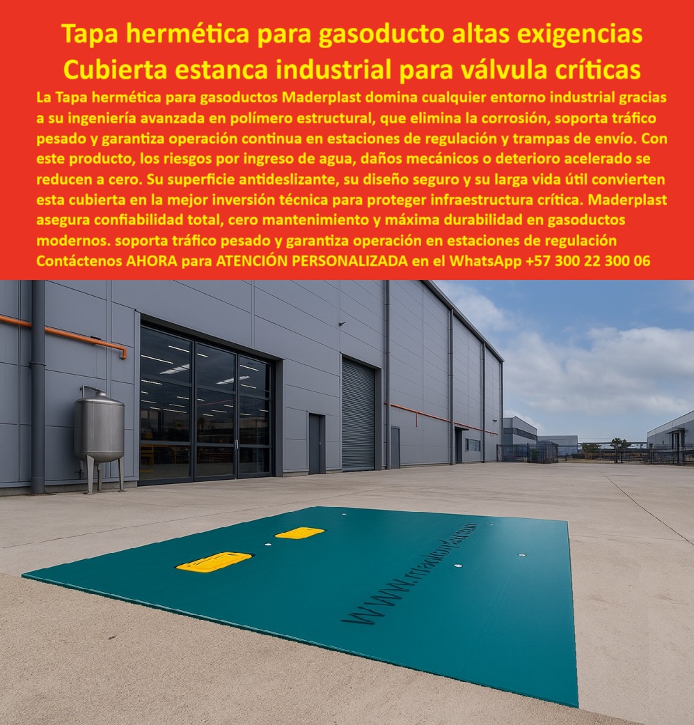 Tapa Hermética Gasoductos Cubierta Válvula Gasoducto Maderplast 0 Tapa Estanca Trampas de Envío y Cajas de Válvulas de Gas Cubierta hermética industrial de alta resistencia para gasoductos y estaciones de regulación antideslizante segura y libre Tapa Hermética Gasoductos Cubierta Válvula Gasoducto Maderplast 0 Tapa Estanca Trampas de Envío y Cajas de Válvulas de Gas Cubierta hermética industrial de alta resistencia para gasoductos y estaciones de regulación antideslizante segura y libre
