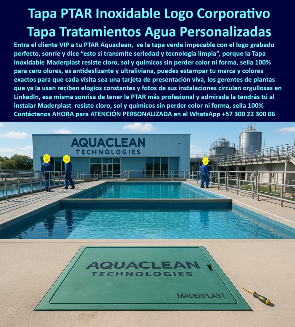 Tapa Plantas De Tratamiento De Agua PTAP Tapa Inoxidable Maderplast 0 PTAR Ecologic Systems tapaderas aplicadas en plantas de energía Tapa Acero Plástico Tapa plástica de gran formato para PTAR Fabricada en polímero reforzado dieléctrico Tapa PP Tapa Plantas De Tratamiento De Agua PTAP Tapa Inoxidable Maderplast 0 PTAR Ecologic Systems tapaderas aplicadas en plantas de energía Tapa Acero Plástico Tapa plástica de gran formato para PTAR Fabricada en polímero reforzado dieléctrico Tapa PP