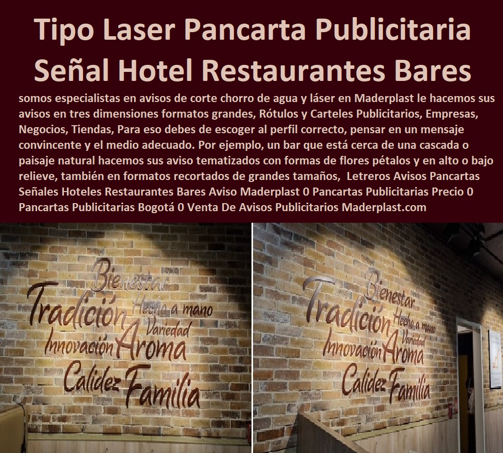 Letreros Avisos Pancartas Señales Hoteles Restaurantes  Fabricantes De Mobiliario Hoteles 0 Hotel Restaurante Bar casino parque acuático 0 Fabricantes De Mobiliario Carro De Servicio 0  Dotación De Equipo Y Mobiliario Para Restaurantes 0 Materiales Elementos e Implementos para negocio 0 Fabricantes De Mobiliario Carro De Servicio 0 Mesa Y Sillas Para Balcón Pequeño 0 Carrito Organizador Con Ruedas Colombia 0 Bares Aviso Maderplast 0 Pancartas Publicitarias Precio 0 Pancartas Publicitarias Bogotá 0 Venta De Avisos Publicitarios 0 Tipos De Pancartas Publicitarias 0 Ejemplos De Pancartas 0 Letreros Avisos Pancartas Señales Hoteles Restaurantes Bares Aviso Maderplast 0 Pancartas Publicitarias Precio 0 Pancartas Publicitarias Bogotá 0 Venta De Avisos Publicitarios 0 Tipos De Pancartas Publicitarias 0 Ejemplos De Pancartas 0