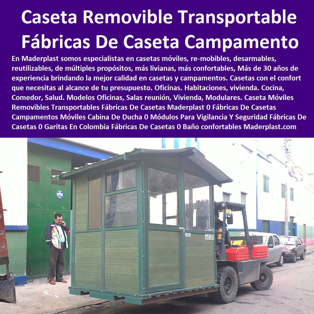 Caseta Móviles Removibles Transportables Fábricas De Casetas Maderplast 0 Fábricas De Casetas Campamentos Móviles Cabina De Ducha 0 Módulos Para Vigilancia Y Seguridad Fábricas De Casetas 0 Garitas En Bogotá Colombia Fábricas De Casetas 0 Caseta Móviles Movibles comprar garitas de seguridad, casetas y cabinas, baño químico, letrinas sanitarias, kiosco,s cabina, cobertizos, módulos, shelter, bodega, puesto torre, puesto parada, punto sanitarios y baños químicos, inodoro quimico portatil, cabinas tipo shelter, garita de control, letrina sanitaria, Transportables Fábricas De Casetas Maderplast 0 Fábricas De Casetas Campamentos Móviles Cabina De Ducha 0 Módulos Para Vigilancia Y Seguridad Fábricas De Casetas 0 Garitas En Bogotá Colombia Fábricas De Casetas 0 Caseta Móviles Removibles Transportables Fábricas De Casetas Maderplast 0 Fábricas De Casetas Campamentos Móviles Cabina De Ducha 0 Módulos Para Vigilancia Y Seguridad Fábricas De Casetas 0 Garitas En Bogotá Colombia Fábricas De Casetas 0