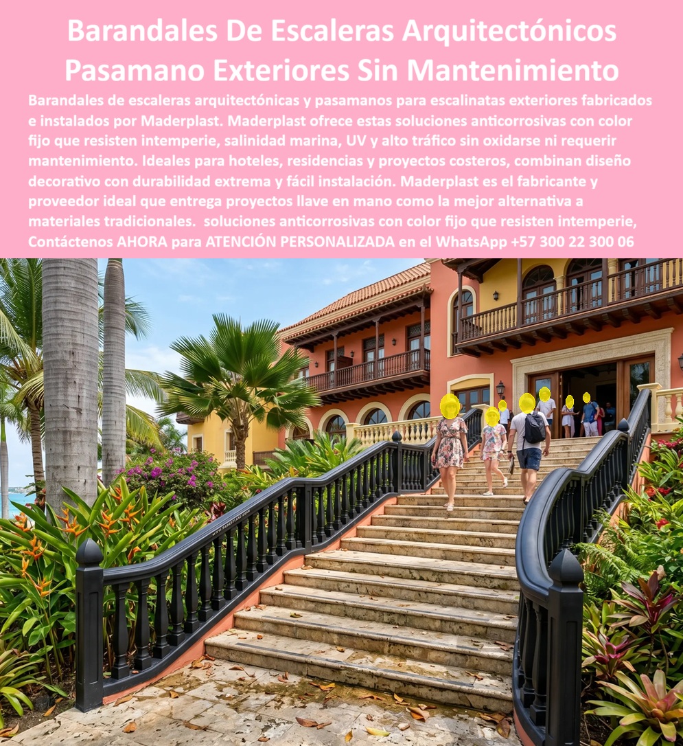 Barandales Escaleras Arquitectónicas Pasamanos Escalinatas Maderplast - Baranda Escalera Exterior Anticorrosiva Libre00 Barandales Escaleras Arquitectónicas Pasamanos Escalinatas Maderplast Baranda Escalera Exterior Anticorrosiva Libre00