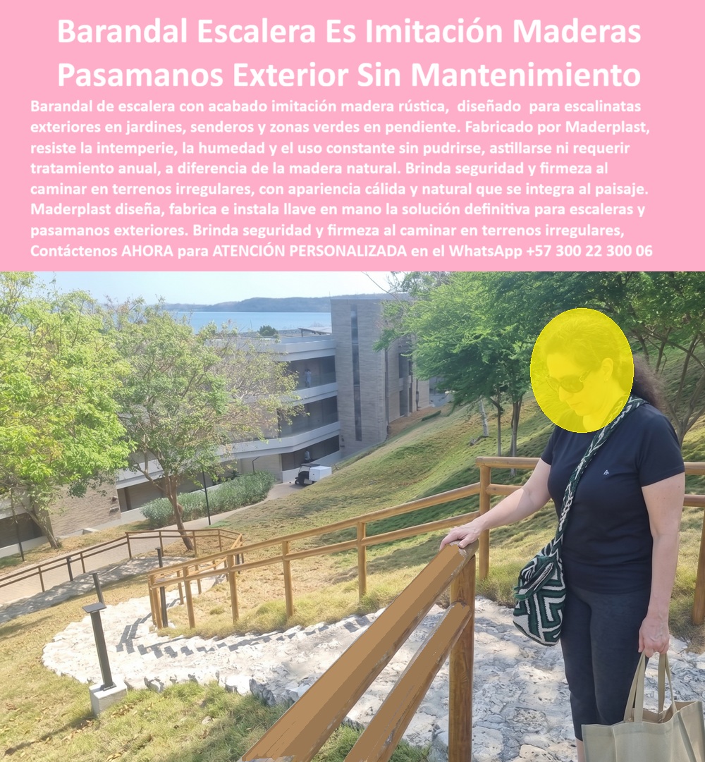 Barandales Escaleras Arquitectónicas Pasamanos Escalinatas Maderplast - Barandal Escalera Plástico Resistente Intemperie Duradero, Baranda Seguridad Escalera Inoxidable Sin Reclamos, Embarandados Escaleras Exteriores Anticorrosivos Fácil Instalar Barandales Escaleras Arquitectónicas Pasamanos Escalinatas Maderplast Barandal Escalera Plástico Resistente Intemperie Duradero Baranda Seguridad Escalera Inoxidable Sin Reclamos Embarandados Escaleras Exteriores Anticorrosivos Fácil Instalar