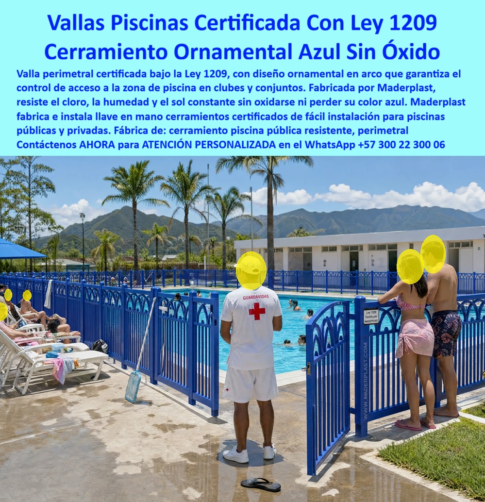 Cerramiento De Piscinas Normalizado 1209 Vallado Seguridad Maderplast - Cerramientos Perimetrales para Piscinas con Norma 1209 Inoxidables, Valla Perimetral Piscina Certificada Fácil Instalación, Cerca Perimetral Piscina Ornamental Anticorrosiva Cerramiento De Piscinas Normalizado 1209 Vallado Seguridad Maderplast Cerramientos Perimetrales para Piscinas con Norma 1209 Inoxidables Valla Perimetral Piscina Certificada Fácil Instalación Cerca Perimetral Piscina Ornamental Anticorrosiva