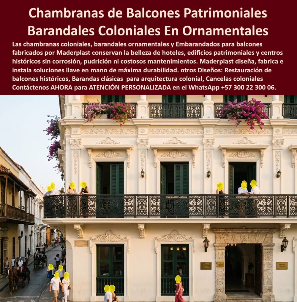 Chambrana Colonial Plástica Embarandado de balcones Maderplast - chambranas coloniales duraderas, Barandas arquitectónicas estilo colonial, Barandales ornamentales de alta durabilidad, Barandas decorativas para edificios históricos, barandales PP Chambrana Colonial Plástica Embarandado de balcones Maderplast chambranas coloniales duraderas Barandas arquitectónicas estilo colonial Barandales ornamentales de alta durabilidad Barandas decorativas para edificios históricos barandales PP