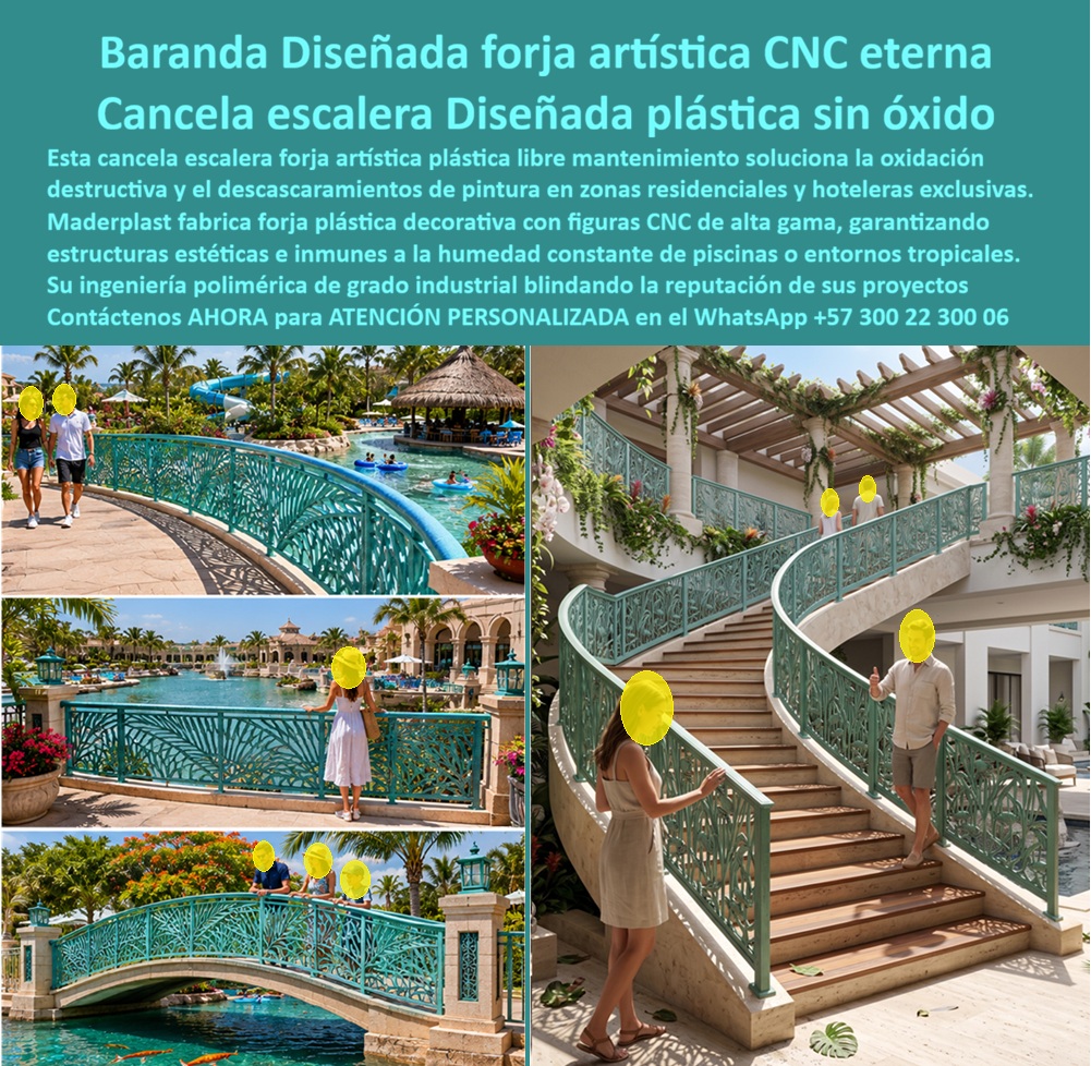 Forja Artística Plástica CNC Cancelas Decorativas Escaleras Maderplast - Forja Plástica Decorativa con Figuras CNC Áreas Residenciales y Hoteleras, Cancela Escalera Forja Artística Plástica Libre Mantenimiento, Baranda Forja Artística CNC Forja A Forja Artística Plástica CNC Cancelas Decorativas Escaleras Maderplast Forja Plástica Decorativa con Figuras CNC Áreas Residenciales y Hoteleras Cancela Escalera Forja Artística Plástica Libre Mantenimiento Baranda Forja Artística CNC Forja A