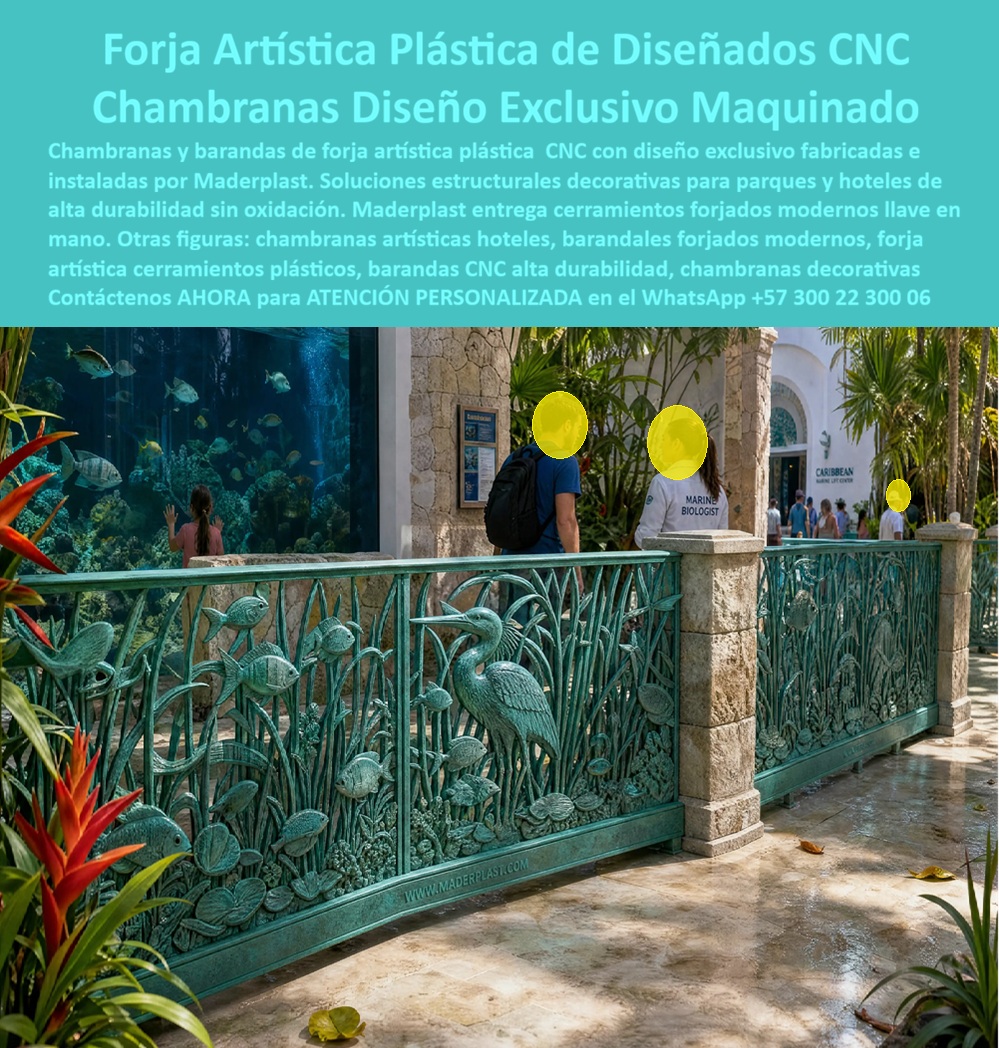 Forja Artística Plástica CNC Diseño Exclusivo Forja Plástica Maderplast - Chambranas De Diseño Barandas Ornamentales Inspiradas En La Naturaleza, Barandas Escultóricas Para Paisajismo Arquitectónico, Estructuras decorativas personalizada Forja Artística Plástica CNC Diseño Exclusivo Forja Plástica Maderplast Chambranas De Diseño Barandas Ornamentales Inspiradas En La Naturaleza Barandas Escultóricas Para Paisajismo Arquitectónico Estructuras decorativas personalizada