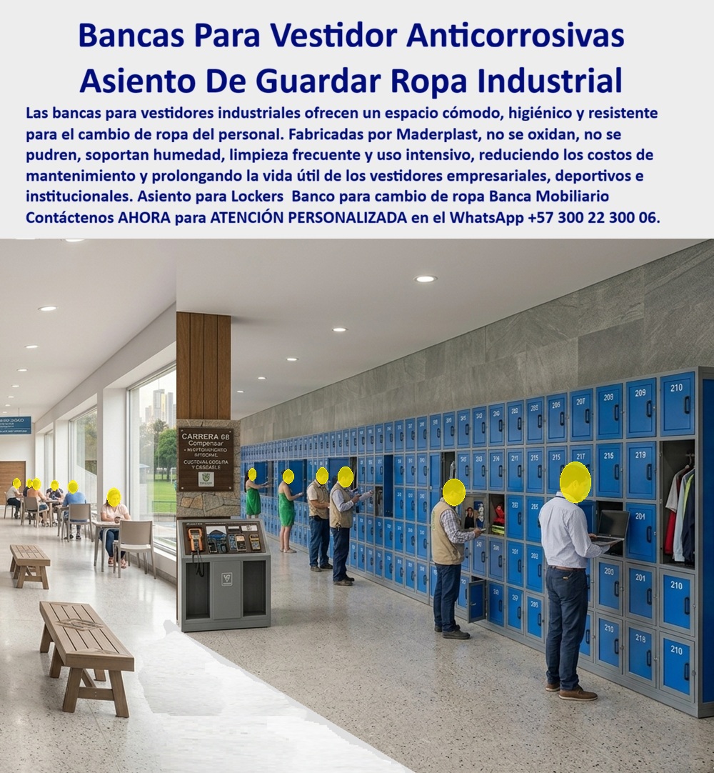 Asientos Para Guardarropas Silla locker Mobiliario Para Vestidores Maderplast - Asiento guardarropa industrial evita gastos operativos, Salas De Vestidores Empresariales Con Bancas Y Casilleros, Banca vestidor anticorrosiva en vestuarios HSQ Asientos Para Guardarropas Silla locker Mobiliario Para Vestidores Maderplast Asiento guardarropa industrial evita gastos operativos Salas De Vestidores Empresariales Con Bancas Y Casilleros Banca vestidor anticorrosiva en vestuarios HSQ