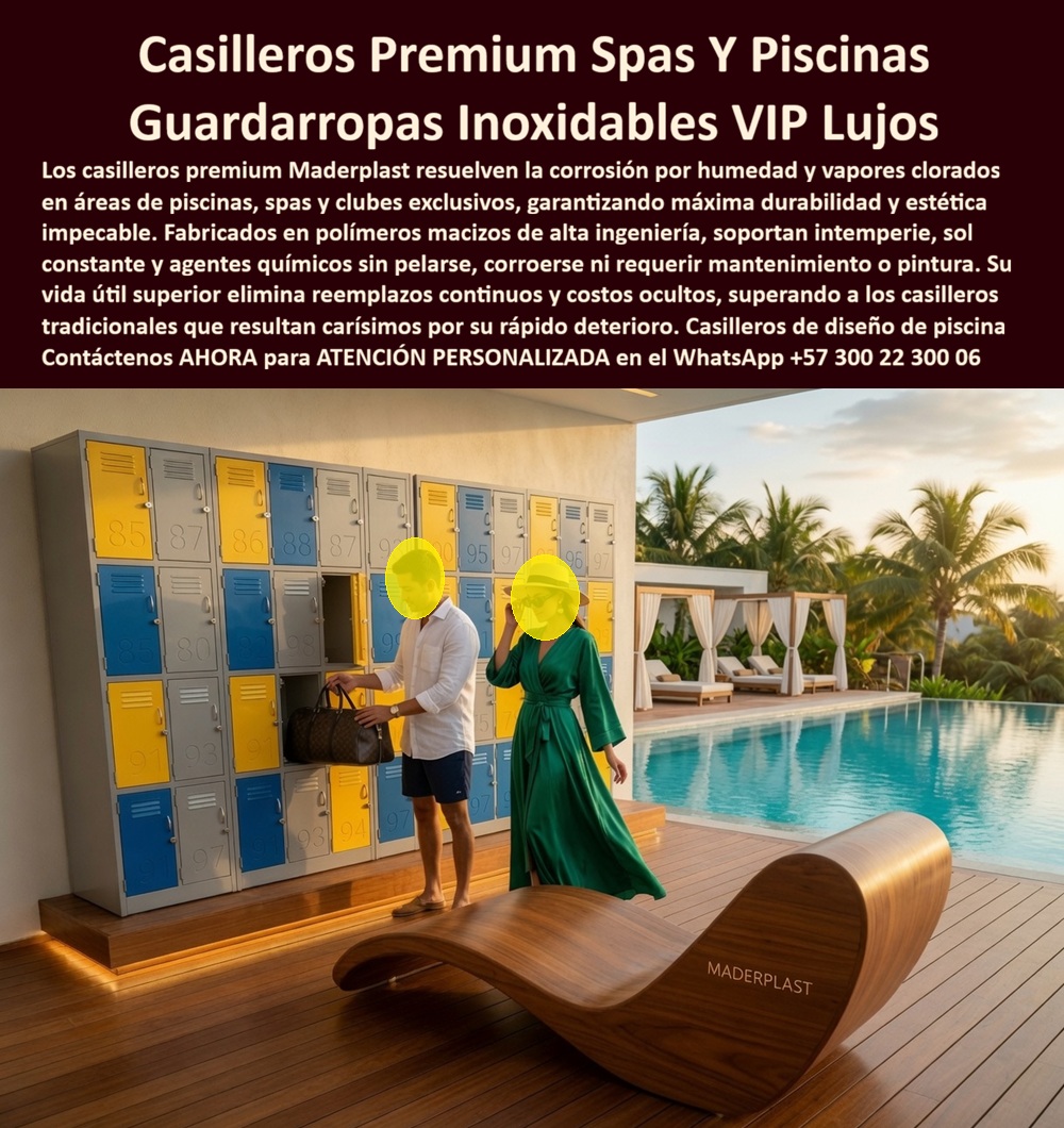 Casilleros Centros Wellness Guardarropa Ejecutivo De Lujo Lockers Maderplast - Mobiliario Premium Casilleros exclusivos con Spas Lockers Premium Para Piscinas Exclusivas, Lockers Inoxidables Para Spa, Roperos premium para jacuzzis Casilleros Casilleros Centros Wellness Guardarropa Ejecutivo De Lujo Lockers Maderplast Mobiliario Premium Casilleros exclusivos con Spas Lockers Premium Para Piscinas Exclusivas Lockers Inoxidables Para Spa Roperos premium para jacuzzis Casilleros