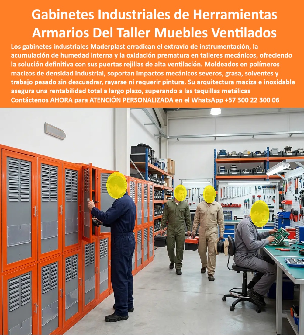 Gabinetes Industriales Muebles Para Herramientas Armarios De Maderplast - Casillero de taller personalizable, con puerta rejillada para guardar equipos, Gabinetes para organización de herramientas, Armarios industriales de equipos técnicos Gabinetes Industriales Muebles Para Herramientas Armarios De Maderplast Casillero de taller personalizable con puerta rejillada para guardar equipos Gabinetes para organización de herramientas Armarios industriales de equipos técnicos