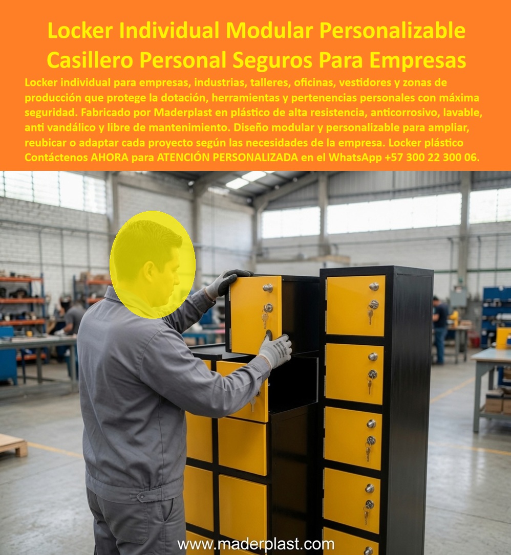 Locker individual Locker personalizado Locker unipersonal Maderplast - Locker individual para dotación, Casillero individual modular, Locker personal de gran capacidad, Locker personalizable empresas, Casillero de un solo módulo indepediente Locker individual Locker personalizado Locker unipersonal Maderplast Locker individual para dotación Casillero individual modular Locker personal de gran capacidad Locker personalizable empresas Casillero de un solo módulo indepediente