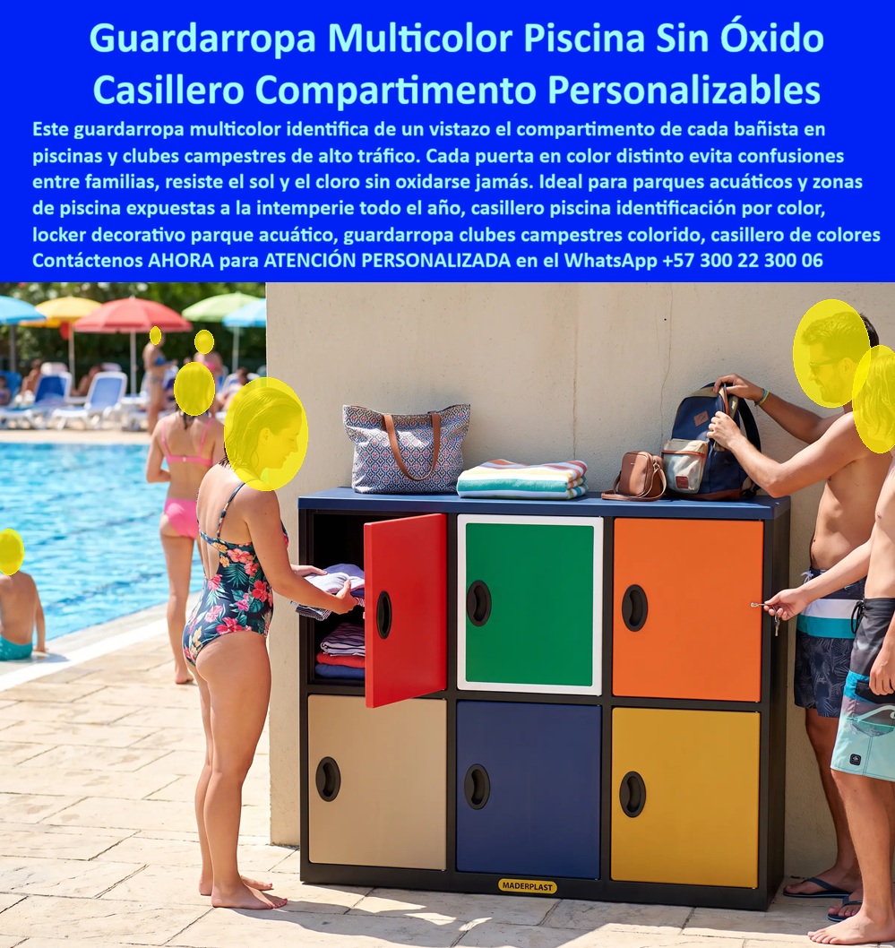 Lockers Decorativos Nuevos Diseños Guardarropa Colores Maderplast - Lockers Para Clubes Campestres, Guardarropas Para Piscinas, Casilleros Guardarropas con cubierta zonas institucionales, Lockers Exterior De Alta Durabilidad Para Cua Lockers Decorativos Nuevos Diseños Guardarropa Colores Maderplast Lockers Para Clubes Campestres Guardarropas Para Piscinas Casilleros Guardarropas con cubierta zonas institucionales Lockers Exterior De Alta Durabilidad Para Cua