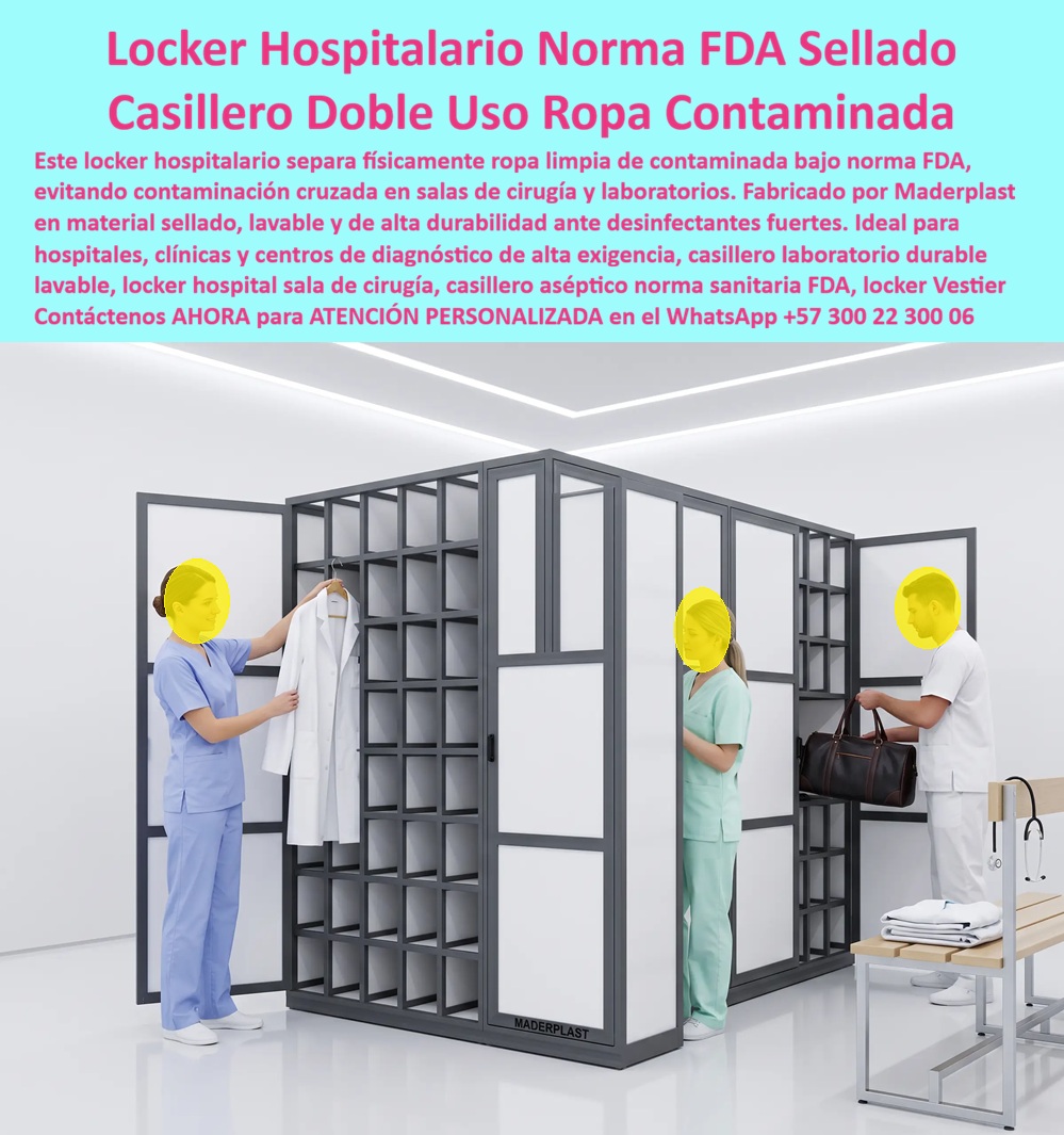 Lockers Hospitalarios Casilleros Clínicas Sala Cirugía Laboratorios Maderplast - Casilleros asépticos para hospitales con norma FDA, Lockers Asépticos Clínicas, Casillero Profesional Salud Ropa Contaminada Bolsa Roja, Lockers Áreas a Lockers Hospitalarios Casilleros Clínicas Sala Cirugía Laboratorios Maderplast Casilleros asépticos para hospitales con norma FDA Lockers Asépticos Clínicas Casillero Profesional Salud Ropa Contaminada Bolsa Roja Lockers Áreas a