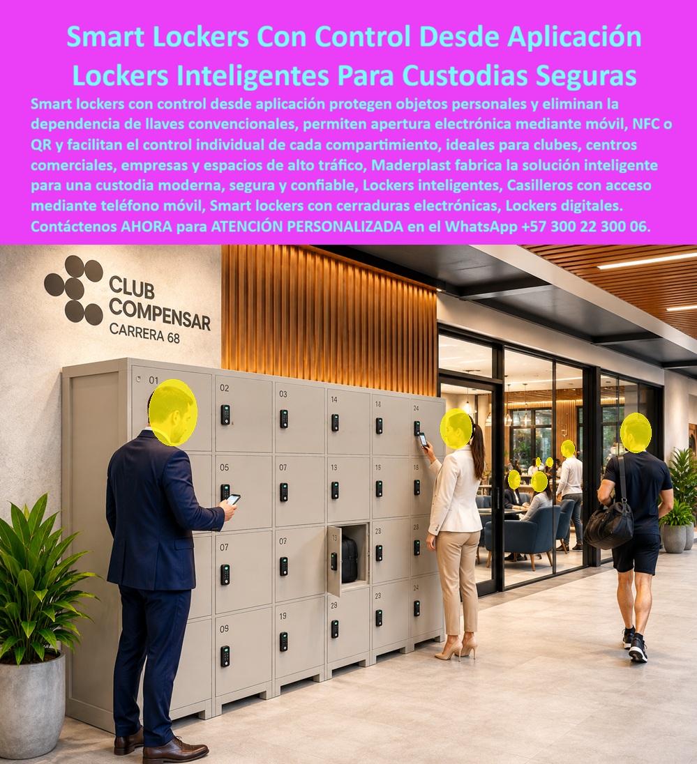 Lockers inteligentes Smart Lockers Con Aplicación Móvil NFC QR Maderplast - Lockers Inteligentes Custodia Segura De Objetos, Lockers inteligentes centros comerciales, Lockers Inteligentes Con Apertura Electrónica Y Control Desde Aplicación a Lockers inteligentes Smart Lockers Con Aplicación Móvil NFC QR Maderplast Lockers Inteligentes Custodia Segura De Objetos Lockers inteligentes centros comerciales Lockers Inteligentes Con Apertura Electrónica Y Control Desde Aplicación a