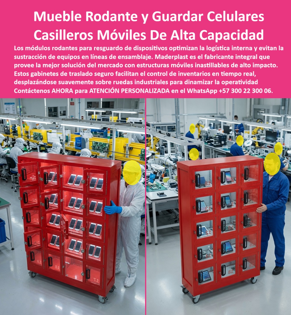 Mueble Rodante Para Guardar Celulares Casilleros Con Ruedas Maderplast - Casilleros Móviles Para Celulares De Alta Capacidad Industrial, Estación Móvil Custodiar Celulares En Plantas Industriales, Locker móvil sobre rueda guardarropa Mueble Rodante Para Guardar Celulares Casilleros Con Ruedas Maderplast Casilleros Móviles Para Celulares De Alta Capacidad Industrial Estación Móvil Custodiar Celulares En Plantas Industriales Locker móvil sobre rueda guardarropa