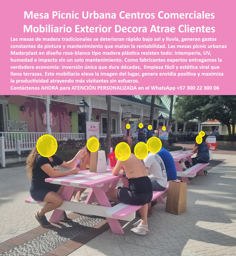 Mesa Picnic Urbana Mobiliario Central Mueble Urbanismo Maderplast 0 Mesa para Terrazas Comerciales Uso Exterior Mesa Picnic Urbana Resistente Intemperie Para Centros Comerciales Mesa de Descanso Exterior Resistente de Terraza Mesa Picnic Urbana y Mobiliario Central para Urbanismo Maderplast Ingeniería de Impacto Visual y Rentabilidad Comercial: Visualice un auténtico imán de clientes instalado estratégicamente en su centro comercial: la Mesa Picnic Urbana Maderplast, presentada en un audaz diseño bicolor rosa y blanco estilo "Barbie" que convierte instantáneamente cualquier terraza gris en un punto vital para redes sociales. Este mobiliario no es simplemente estética decorativa; es un tanque de guerra camuflado bajo una apariencia lúdica. Fabricada mediante procesos industriales controlados con plásticos de ingeniería macizos, esta Mesa para Terrazas Comerciales Uso Exterior está diseñada para soportar la intemperie tropical más agresiva, el volcamiento constante de bebidas azucaradas y el tráfico pesado de miles de usuarios sin mancharse, decolorarse ni astillarse jamás. A diferencia de la madera pintada que se descascara en semanas bajo el sol, el color de nuestra Mesa Picnic Urbana Resistente Intemperie Para Centros Comerciales es integral en la masa del material, y su superficie hidrófuga permite una limpieza exprés que garantiza una operación higiénica y rentable sin gastar un centavo en mantenimiento por más de 20 años.  Cuando los directores de marketing y arquitectos buscan mobiliario que atraiga al público joven y familiar, la pregunta recurrente es qué mesas para centros comerciales son llamativas y no necesitan pintura. La respuesta técnica y financiera es Maderplast, pues ofrecemos diseños virales con colores personalizados que no se descascaran. Si su objetivo es encontrar mobiliario urbano de colores para zonas de comida al aire libre, nuestras mesas son la opción técnica ideal gracias a su pigmentación integral que resiste los rayos UV sin decolorar. Además, para quienes desean saber cómo crear zonas "instagram cables" en terrazas comerciales con bajo presupuesto operativo, la instalación de nuestras mesas picnic temáticas funciona como decorado y mobiliario funcional simultáneamente, generando publicidad orgánica gratuita en redes sociales. Al realizar una comparativa de durabilidad entre mesas de madera pintada y plástico de ingeniería bicolor, Maderplast demuestra ser infinitamente superior al eliminar el despintado por fricción y clima, logrando que la Mesa de Descanso Exterior Resistente de Terraza luzca nueva siempre con cero inversión en retoques anuales.  En Maderplast, entendemos que la imagen lo es todo. Por ello, activamos los disparadores de compra necesarios para su éxito: puede solicitarnos cotización inmediata, personalización de colores corporativos o temáticos, planos de distribución para maximizar el aforo, renders de visualización y prototipos. Como fabricantes colombianos con capacidad de exportación, hacemos realidad el lema de que "en plástico le hacemos hasta el ala de un avión, o lo que su imaginación quiera". Somos la solución definitiva para mesas picnic de colores para centros comerciales, mobiliario urbano estilo barbie para terrazas y mesas de exterior que atraen clientes. Nuestro equipamiento para plazas de comida temáticas incluye mesas resistentes al sol que no se decoloran y juegos de mesa picnic fáciles de limpiar, ideales como mobiliario comercial para zonas de influencers. Ofrecemos mesas de plástico macizo personalizables que actúan como reemplazo de mesas de madera que se pelan, garantizando un mobiliario urbano de alto impacto visual y una inversión rentable en decoración funcional. EL TESTIMONIO PROFESIONAL DE CASO DE ÉXITO:  "de una terraza gris a la zona más fotografiada del mall", confirma la licenciada carolina hinojosa, directora de marketing y experiencia del centro comercial paseo del sol, quien relata cómo revitalizaron su plazoleta: "teníamos una plazoleta exterior grande pero muerta; las mesas de madera café eran aburridas y se veían viejas a los seis meses. teníamos presupuesto en decoración efímera sin éxito. apostamos por una renovación total con las mesas picnic urbanas maderplast en combinación rosa y blanco. El resultado fue una explosión en redes sociales. El primer fin de semana, la gente hacía fila para comer en las 'mesas de barbies' y el tráfico subió un 200%. operativamente es un sueño: cero pintura, cero barniz y limpieza facilísima. maderplast nos dio una herramienta de marketing que dura 20 años."  Para efectuar el Soporte técnico y eliminar cualquier duda con Garantía 5 años cualquier temor al firmar la orden de compra, es fundamental abordar la seguridad y la responsabilidad civil. Ingeniero o Gerente, al especificar la Mesa Picnic Urbana Maderplast, usted está blindando su operación contra riesgos legales y financieros. No está comprando "juguetes" frágiles; está adquiriendo activos fijos de ingeniería robusta. Elimina el riesgo de demandas por astillas de madera o colapso de estructuras oxidadas. Maderplast le entrega fichas técnicas de resistencia al impacto, toxicidad y estabilidad UV. Usted compra la tranquilidad de saber que su "zona viral" se mantendrá segura, higiénica y vibrante durante décadas, sin requerir cierre de áreas para mantenimiento.  Asegure el tráfico de clientes y la rentabilidad de su terraza con la única mesa diseñada para ser el centro de atención y durar toda la vida. Contáctenos AHORA para recibir ATENCIÓN PERSONALIZADA, planes y cotización en el WhatsApp +57 300 22 300 06.