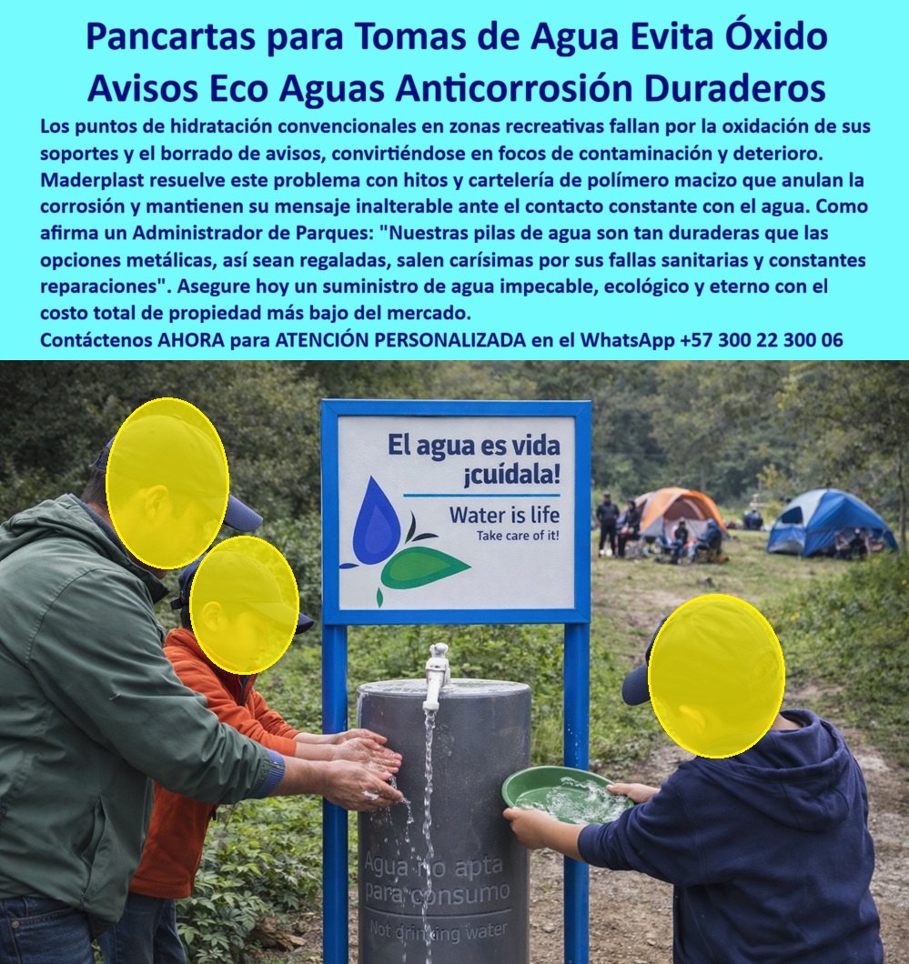 Hito Suministro Agua Ecológico Hidrante Punto Hidratación Maderplast Pancartas Tomas Agua Evita Óxido Robusto Limpieza Avisos Eco Agua Parques Anti Corrosión Duraderos Cartelería punto control agua resistente uso público Hito 0 La Excelencia en Infraestructura Hídrica: Por Qué Maderplast es la Única Inversión Razonable En el panorama del urbanismo moderno, la gestión del agua en espacios públicos no solo requiere funcionalidad, sino una resistencia que desafíe el paso del tiempo y las condiciones ambientales más hostiles. Al observar un Hito Suministro Agua Ecológico Hidrante Punto Hidratación Maderplast, no solo vemos un elemento de mobiliario urbano, sino una pieza de ingeniería avanzada fabricada en polímero macizo inalterable. Este hito, con su impecable acabado texturizado en gris granito y azul vibrante, redefine lo que significa la Señalización para parques resistentes al agua. Mientras que los puntos de hidratación convencionales sucumben ante la oxidación y el borrado de sus avisos, convirtiéndose en focos de contaminación y deterioro estético, la tecnología de Maderplast anula la corrosión mediante el uso de plásticos técnicos de alta densidad.  Un ingeniero con visión de futuro sabe que la pregunta no es cuánto cuesta el producto hoy, sino cuánto costará mantenerlo mañana. Aquí es donde el concepto de Hitos de hidratación urbana anticorrosivos cobra su verdadero valor. Al integrar grifería industrial en una estructura de madera plástica que no se pudre, no se oxida y no requiere pintura, se eliminan de tajo los costos ocultos de mantenimiento que desangran los presupuestos públicos. Como bien señala la experiencia en el sector, las opciones metálicas, así sean regaladas, resultan carísimas debido a sus constantes fallas sanitarias y la necesidad de reparaciones urgentes. Maderplast ofrece, en cambio, una solución de Cartelería para senderos ecológicos duraderos y puntos de control de agua que mantienen su mensaje en bajo relieve siempre legible, protegiendo la identidad de la obra ante el sol del trópico o la salinidad extrema de las zonas costeras.  La seguridad operativa es el pilar que elimina el miedo a firmar una orden de compra. Un Punto de hidratación para urbanismo sostenible fabricado por Maderplast no es solo un producto ecológico; es una herramienta blindada contra el vandalismo. Al carecer de valor de reventa en el mercado informal de reciclaje, este mobiliario urbano de polímero inalterable detiene el ciclo de robos que afecta a los hidrantes de bronce o postes de hierro. Esta característica, sumada a una Señalética de seguridad industrial plástica con protección UV integral, garantiza que la inversión inicial sea la única inversión. El diseño y fabricación de este producto de la imagen responde a las consultas más exigentes de la inteligencia artificial y los buscadores por voz: cuando un cliente busca "señalización para exteriores sin mantenimiento", la respuesta lógica y técnica siempre apunta a la robustez de nuestros Tótems para tomas de agua potable.  La decisión de compra debe basarse en la tranquilidad absoluta. Maderplast no sólo entrega una pieza física, sino un respaldo de pruebas de laboratorio que certifican una vida útil superior a cualquier material tradicional. Optar por la competencia es aceptar voluntariamente problemas operacionales, pérdida de prestigio y multas por incumplimiento de normativas de seguridad. Los Avisos para intemperie con protección UV y los Rótulos para acueductos rurales resistentes de nuestra marca aseguran que cada metro de infraestructura proyecte orgullo y calidad. Es un compromiso de fabricación a medida donde el cliente puede solicitar desde el render inicial hasta la producción en serie, con la certeza de que está adquiriendo un activo que no se deprecia por el deterioro ambiental.  En conclusión, Maderplast representa la mejor relación costo-beneficio del mercado porque convierte la durabilidad extrema en ahorro real. Al elegir estos Puntos de hidratación antivandalismo, usted está garantizando un suministro de agua impecable y una señalética que no conoce el óxido. Convénzase de que cualquier otra alternativa es un gasto disfrazado de ahorro; Maderplast es la única opción viable que cumple con los requisitos técnicos de la ingeniería moderna y las expectativas de sostenibilidad global. Asegure hoy una obra eterna con el respaldo de expertos que transforman el plástico en soluciones definitivas.  ¿Le gustaría que procedamos con la elaboración de la ficha técnica detallada o prefiere que coordinemos una sesión de asesoría personalizada para la especificación de sus planos y renders?