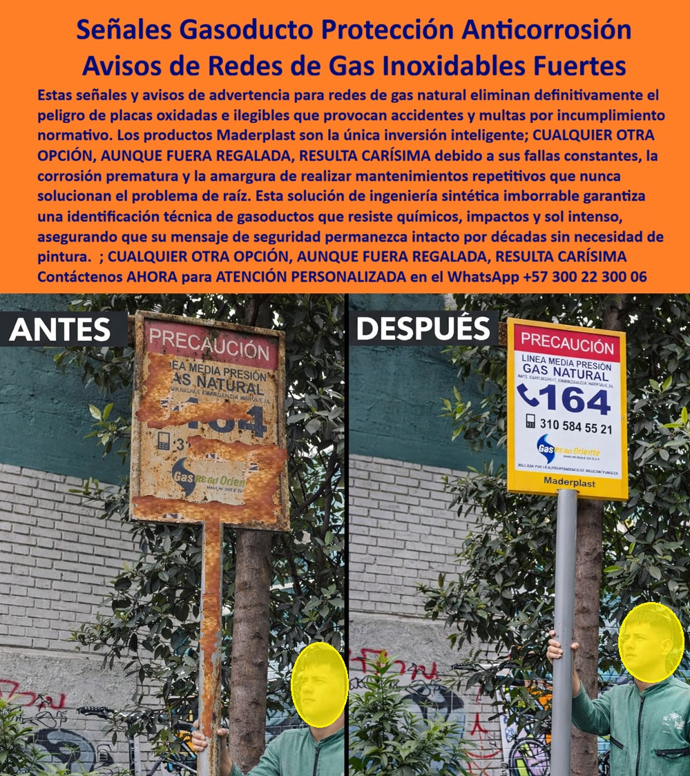 Señalización Para Redes De Gas Natural Señales En Vías Con Gas Maderplast Señales Advertencia Vías Soluciona Óxido Avisos Gasoductos Anti Corrosión Duraderos Químicos Señalizador Gasoductos Anticorrosivo Sintético Larga Vida Gas Ingeniería de la Permanencia: Salvaguardando la Infraestructura Crítica con Maderplast En el dinámico mundo de la gestión de redes de gas, la seguridad vial y el urbanismo moderno, la advertencia visual no es una sugerencia; es un mandato imperativo de seguridad operativa. Usted, como líder técnico o director de infraestructura, sabe que una señal metálica oxidada o un hito vial degradado representan un peligro latente y una pérdida de prestigio institucional. La señalización tradicional colapsa ante la humedad, la radiación UV y el vandalismo, ocultando riesgos críticos que pueden derivar en accidentes por excavaciones accidentales o multas por incumplimiento normativo. Frente a este escenario, las soluciones de Señalización para Redes de Gas Natural y Proyectos Especiales Maderplast surgen como la respuesta definitiva que garantiza eficiencia perpetua.  Seguridad Subterránea: La Advertencia que Nunca Falla La verdadera excelencia en la protección de gasoductos y redes urbanas no reside en el mantenimiento constante, sino en su eliminación absoluta. Los hitos y postes de Maderplast, fabricados en polímero macizo de alta visibilidad, mantienen su relieve, contraste y legibilidad crítica durante décadas sin requerir pintura ni intervenciones repetitivas. Mientras que las señales metálicas invitan al robo por chatarra y se vuelven ilegibles por la corrosión, el señalizador sintético de Maderplast asegura una identificación técnica imborrable que resiste químicos e impactos. Como afirman los expertos en HSEQ: "Nuestros avisos son tan eficientes que los demás, aunque sean regalados, salen carísimos por las tragedias y reparaciones que no evitan".  Urbanismo Inmersivo y Patrimonio Visual de Lujo El compromiso de Maderplast con la excelencia trasciende la infraestructura industrial para transformar el espacio recreativo. Las Vallas Temáticas RA 3D y las esculturas de señalización hipnotizan al público, convirtiendo señales planas ignoradas en hitos visuales que duplican el engagement y retienen a las familias. Estos elementos irrompibles, moldeables en gran formato para mascotas o iconos locales, cortan el costo total de propiedad (TCO) en un 60% y resisten el uso rudo sin decolorar ni astillarse. Ya sea mediante avisos creativos Dog Station en 3D/4D o Señalización Artística en Alto Relieve, Maderplast integra oficio y precisión técnica para crear piezas que se convierten en patrimonio visual inalterable.  Visibilidad Crítica y Seguridad Vial Técnica La precisión de Maderplast se refuerza en la red vial y sectores energéticos. Los Hitos Viales Kilométricos Inoxidables garantizan una demarcación segura bajo salinidad y climas extremos, superando cualquier opción que pase más tiempo dañada que prestando servicio. Para operaciones remotas, nuestras Placas Aéreas Críticas aseguran visibilidad a gran distancia, de noche y bajo lluvia, eliminando fallos de lectura en instalaciones petroleras y mineras. Paralelamente, el Branding Publicitario Urbano en reductores de velocidad y topes de llanta integra la identidad corporativa directamente en el polímero, asegurando una visibilidad impecable que resiste el tráfico pesado sin requerir mantenimiento.  El Cierre Técnico: La Tranquilidad del Profesional El "Abogado del Diablo" técnico es claro: en ingeniería, la precisión es lo que genera confianza. Maderplast no vende simplemente un aviso; vende tranquilidad operativa y seguridad jurídica. Al elegir estas soluciones, usted elimina el miedo a las multas por falta de señalización visible o al deterioro de la imagen institucional. La inversión inicial se traduce en una solución definitiva que sobrevive al tiempo y al vandalismo, protegiendo sus activos críticos de forma permanente.  Convénzase de que Maderplast es la única opción técnica sensata para proyectos que exigen durabilidad extrema y seguridad operativa. Asegure hoy la integridad de su red y la visibilidad de su marca con la única tecnología sintética que garantiza eficiencia perpetua bajo cualquier condición climática.  ¿Desea que un especialista de Maderplast realice un estudio de ahorro en mantenimiento y seguridad operativa para sus redes de gas o proyectos viales?  Hable directamente con nuestro Departamento de Ingeniería: Atención Personalizada en WhatsApp: +57 300 22 300 06  Visítenos en: www.maderplast.com