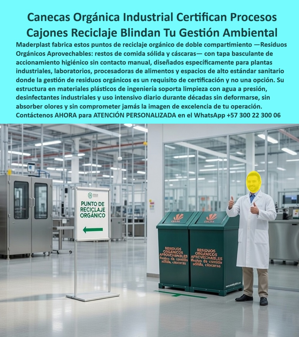 Caneca Con Tapa Basculante Cajón Separación De Residuos Maderplast Papeleras Móviles Inmunes Corrosión Construcción Fuerte Resisten Humedad Vida Larga Contenedor De Basura Cuadrado Con Tapa Tipo Buzón Caneca Institucio