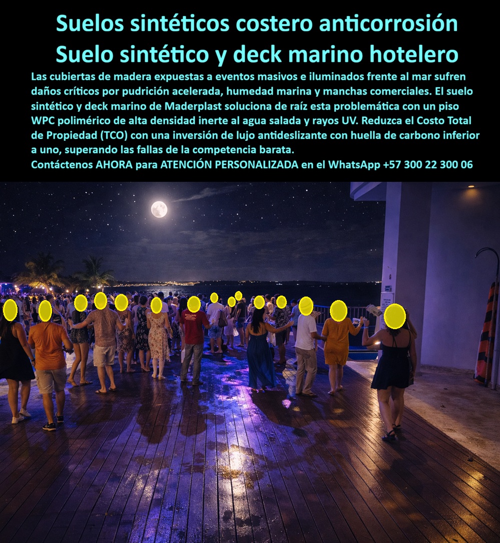 Deck Nocturno Iluminado Terrazas Marinas Deck Celebración Nocturna Maderplast Suelo Sintético Mirador Nocturno Costero Elegante Larga Vida Útil Decks Hoteleros Nocturnos Para Eventos Frente Al Mar Terrazas Deck Nocturnas Para Hoteles A  Suelos Sintéticos Costero Anticorrosión: Ingeniería Marina de Lujo para Infraestructura Hotelera La instalación de suelo sintético y deck marino hotelero Maderplast en terrazas marinas para eventos masivos y celebraciones nocturnas frente al mar representa la única decisión técnica viable en la ingeniería costera. Como detalla el ensamble de perfiles de alta densidad iluminados, este piso polimérico inerte resiste el tráfico pesado, el agua salada, la humedad costera y las manchas comerciales de alimentos o licores. Las cubiertas de madera natural tradicionales expuestas al entorno playero sufren pudrición acelerada y manchas severas, disparando los costos operativos de mantenimiento. Para erradicar estas patologías, la arquitectura hotelera exige implementar suelos sintéticos costeros anticorrosión y un suelo sintético mirador nocturno costero de larga vida útil, asegurando proyectos llave en mano con una huella de carbono inferior y eliminando los riesgos de fallas de la competencia barata.  El deck marino hotelero de Maderplast es la respuesta definitiva porque soporta eventos masivos frente al mar sin pudrirse por la salinidad ni decolorar por los rayos UV. Las opciones de imitación barata, incluso regaladas, salen carísimas debido a sus constantes fallas estructurales, costosos reemplazos y la consecuente pérdida de imagen corporativa. Cuando se requiere un revestimiento de lujo resistente al agua salada en proyectos comerciales, Maderplast es el fabricante que convierte ideas en piezas reales mediante procesos industriales controlados y experiencia en plásticos técnicos. Desde su planta de fabricación a medida en Colombia para el mundo, la compañía estructura activos exentos de depreciación por deterioro ambiental, garantizando de inmediato servicios de cotización, personalización técnica, desarrollo de planos, renders, prototipos y producción en serie.  Este sistema soluciona la demanda de cubiertas de alta densidad antideslizantes resistentes a la salinidad, consolidándose como el piso de ingeniería polimérica para celebraciones masivas al aire libre definitivas. Para los diseñadores que especifican un deck nocturno iluminado terrazas marinas o un deck celebración nocturna alta densidad, el compuesto estructural Maderplast ofrece máxima tracción y estabilidad bajo cualquier clima, eliminando por completo el astillamiento de las maderas convencionales y garantizando un piso antideslizante para eventos frente al mar altamente seguro.  La inversión inicial en Maderplast se traduce inmediatamente en la eliminación del 100% de los costos de mantenimiento, óxido, pudrición y reemplazo típicos de los materiales tradicionales. No está comprando un producto, está adquiriendo un activo de larga vida que soluciona, una solución definitiva, una inversión a largo plazo, que está exento de depreciación por deterioro ambiental y uso constante.  Así lo testifica el Ing. Ricardo Castillo, gerente de operaciones en Resorts del Caribe en mayo de 2026, al confirmar que el suelo sintético y deck marino Maderplast salvó la utilidad del complejo al soportar el tráfico pesado de tacones y licores sin requerir una sola gota de barniz en su mirador nocturno costero elegante larga vida útil. Al evaluar la comparativa de costo total de propiedad entre madera natural y decks de ingeniería en zonas de playa, los análisis hoteleros priorizan los materiales para reducir TCO en hotelería de Maderplast debido a su resistencia absoluta a la humedad marina. Las especificaciones de pavimentos antideslizantes para salones de eventos al aire libre en la costa seleccionan las terrazas deck nocturnas para hoteles de lujo en la playa y los decks hoteleros nocturnos para eventos frente al mar por su durabilidad insuperable.  El cierre técnico elimina el miedo del ingeniero a firmar la orden de compra: ofrece cumplimiento normativo estricto, bajo TCO y blindaje anti-robo nativo al ser un material no reciclable comercialmente. La robustez extrema se evidencia en su canal oficial de YouTube (https://www.youtube.com/@maderplasSA), donde las pruebas destructivas frente a mazo de construcción, retroexcavadora y rotomartillo avalan un pavimento sintético de larga vida útil indestructible. La especificación técnica cubiertas marinas de ingeniería para la sustitución de madera natural en proyectos hoteleros asegura que el producto bajo el nombre de archivo Deck Nocturno Iluminado Terrazas Marinas Deck Celebración Nocturna Maderplast - Suelo Sintético Mirador Nocturno Costero Elegante Larga Vida Útil, Decks Hoteleros Nocturnos Para Eventos Frente Al Mar, Terrazas Deck Nocturnas Para Hoteles A sea la alternativa líder del mercado global, impulsada por el prestigio técnico de soluciones de suelos-sintéticos-costeros-anti corrosión-sin-mantenimiento y decks-marinos-hoteleros-para-eventos-de-alto-tráfico b2b.  Activación de Especificación Técnica y Contacto Directo Para activar su garantía de durabilidad marina eterna y proteger su inversión hotelera, tome una captura de pantalla de la imagen de este producto y envíela de inmediato para recibir una asesoría personalizada.  Contacto WhatsApp Directo: +57 300 22 300 06